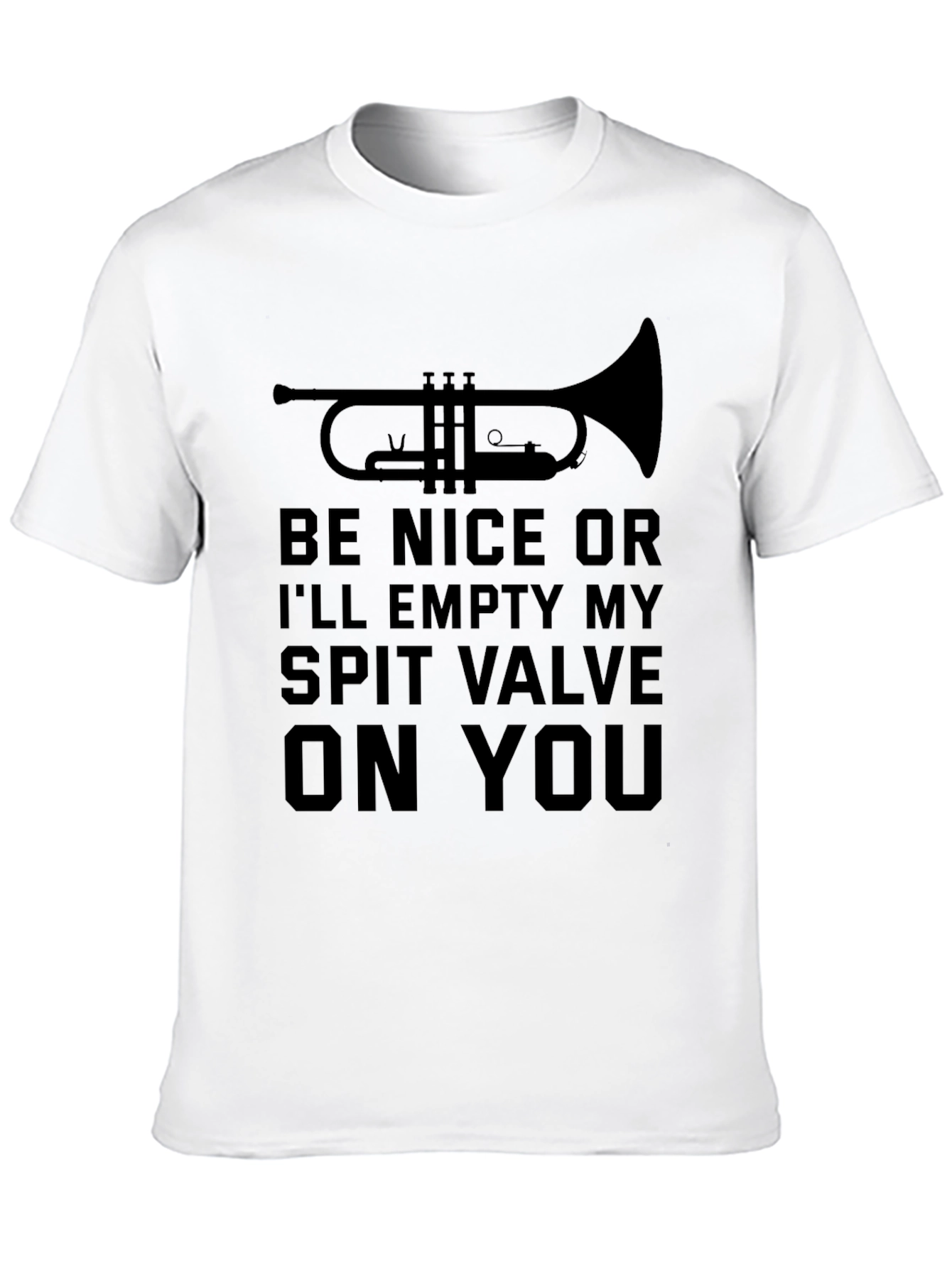 Trumpet Spit Valve T-Shirt Funny Band Geek Shirt