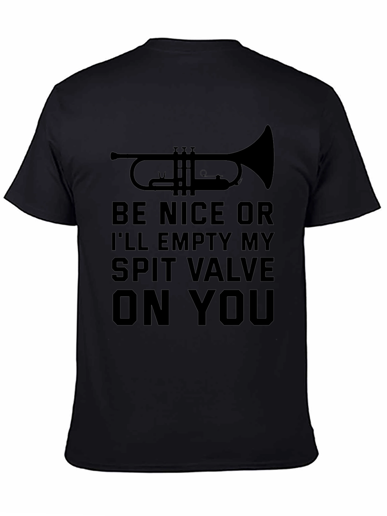 Trumpet Spit Valve T-Shirt Funny Band Geek Shirt