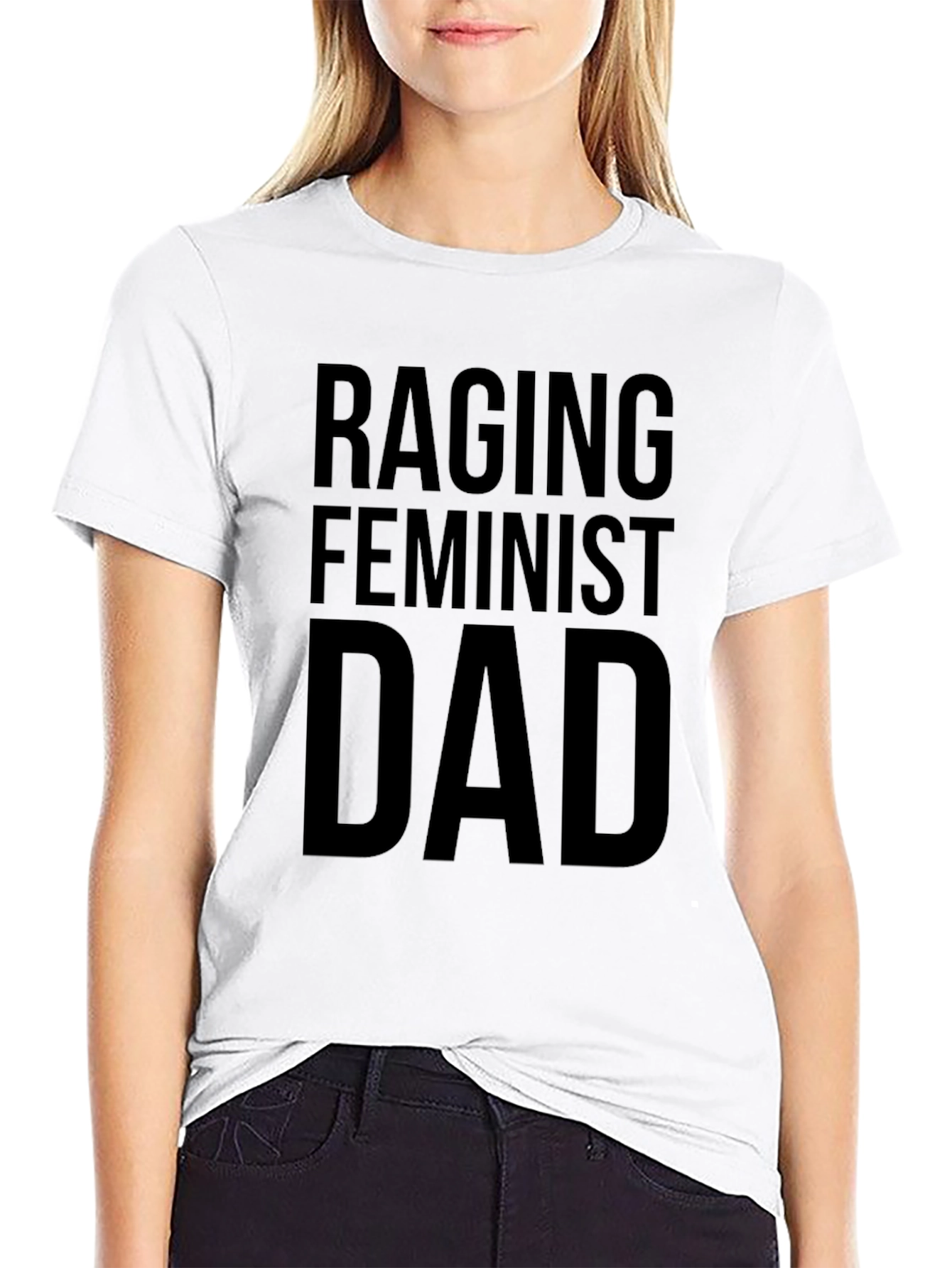 Raging Feminist Dad Graphic T-Shirt