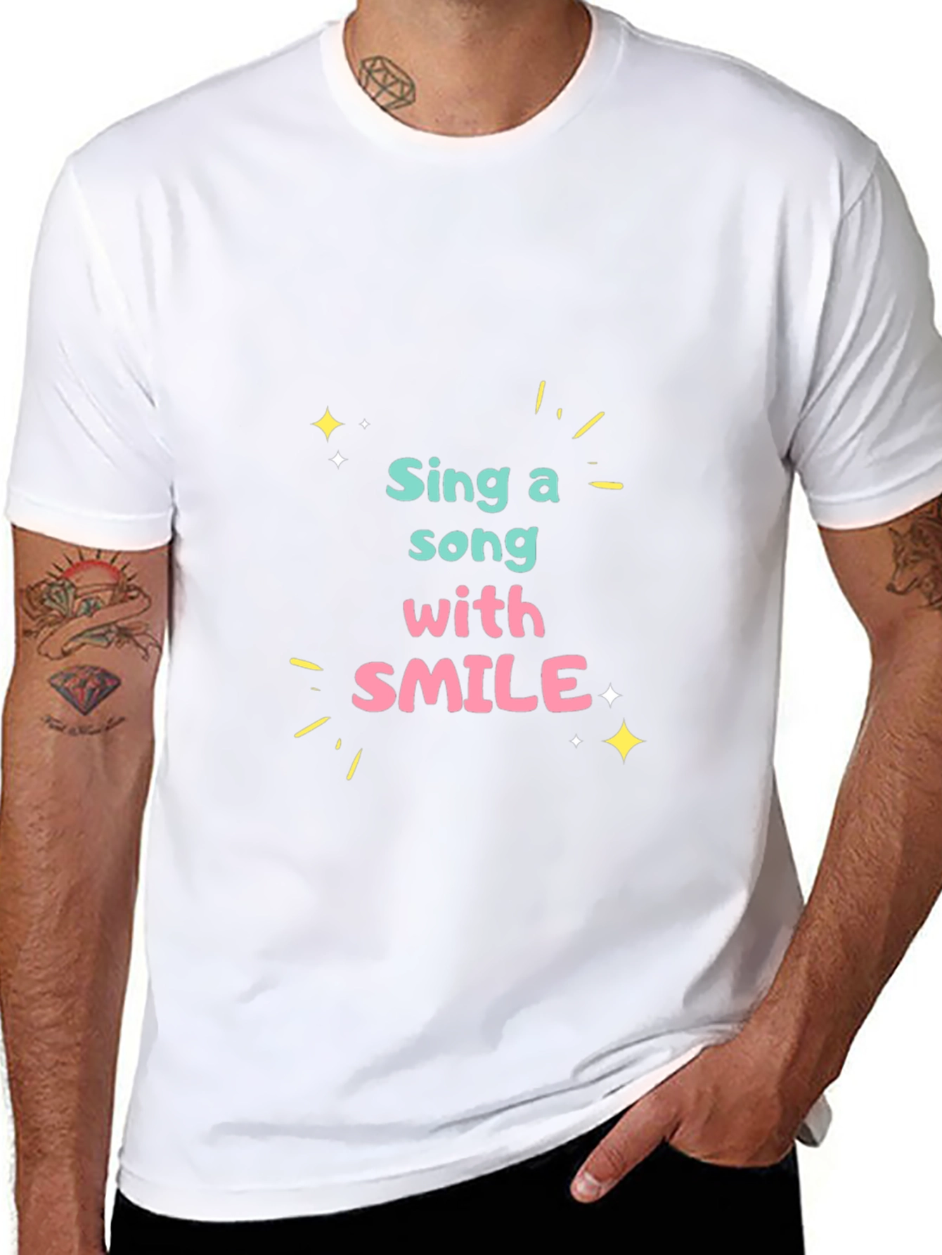 Sing a Song With a Smile Graphic Tee