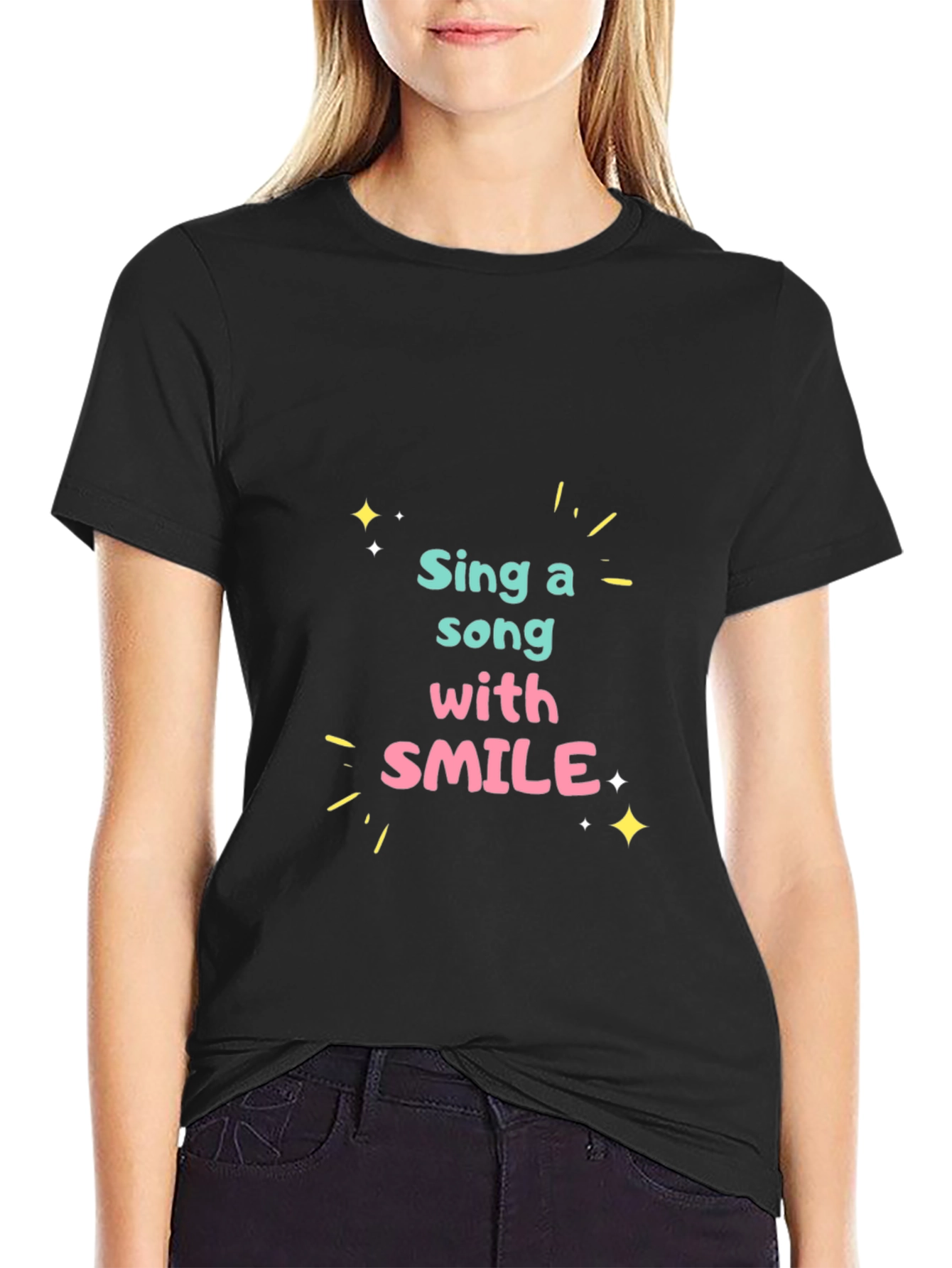 Sing a Song With a Smile Graphic Tee