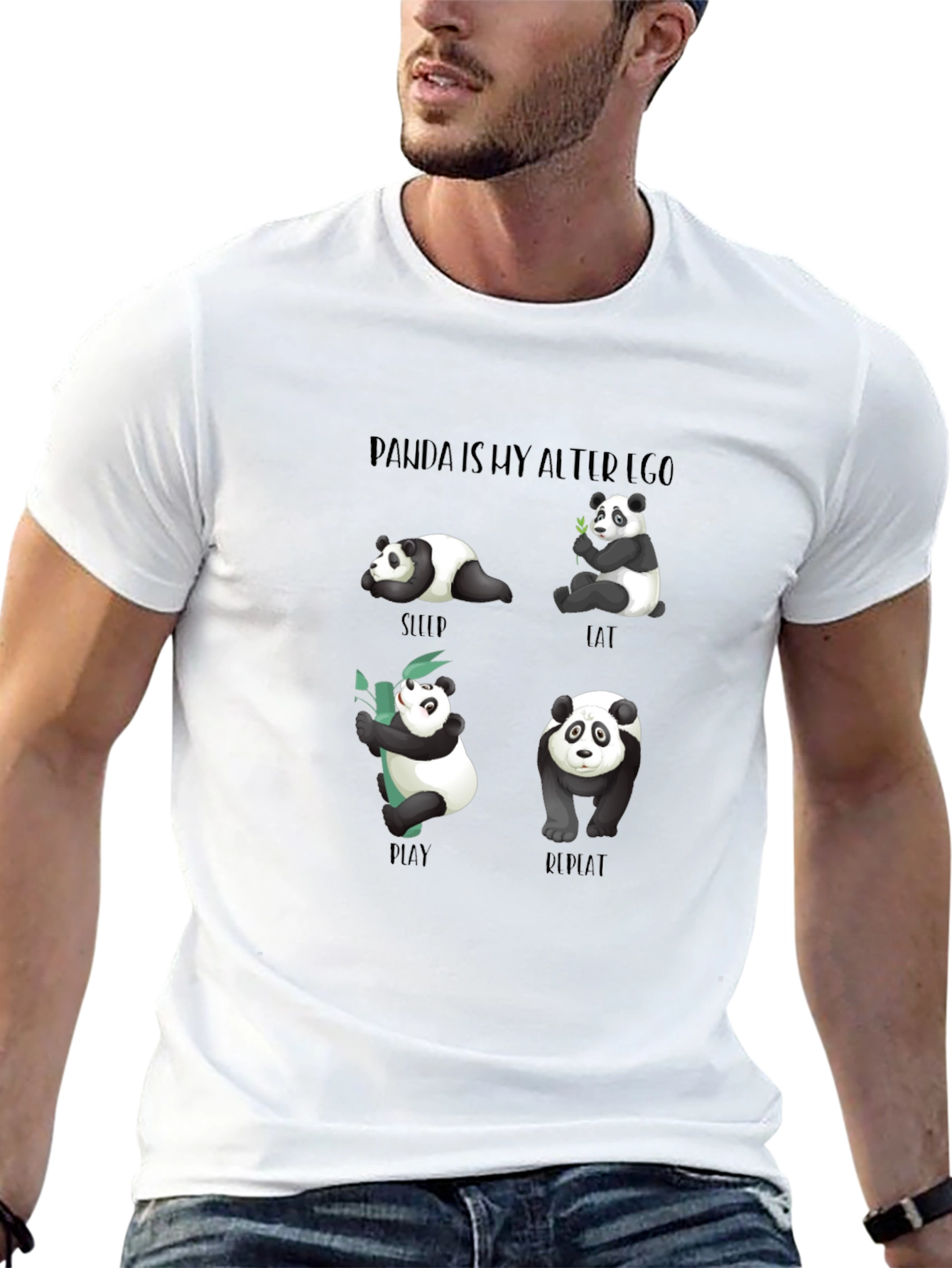 Panda Alter Ego Graphic Tee