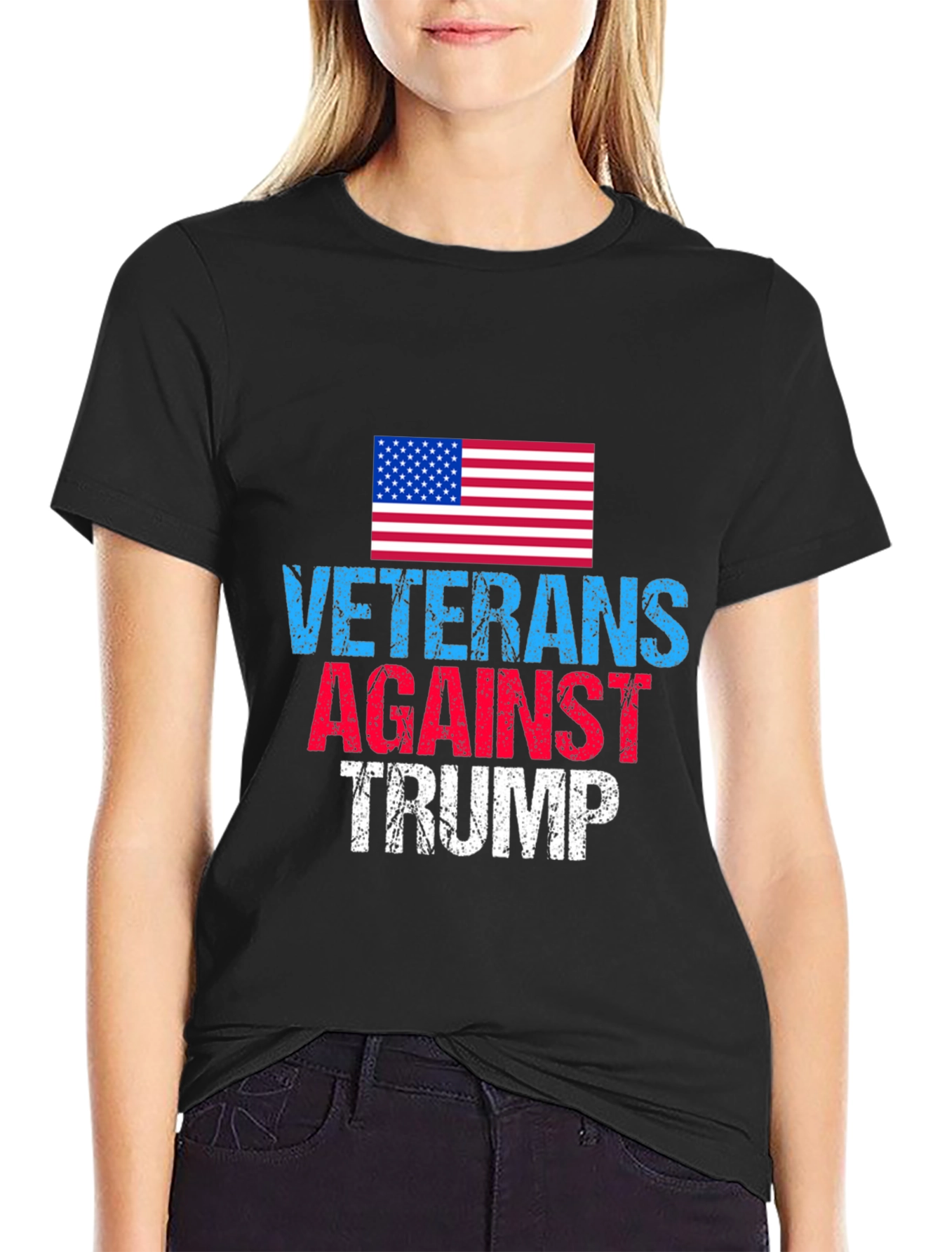 Veterans Against Trump Graphic T-Shirt