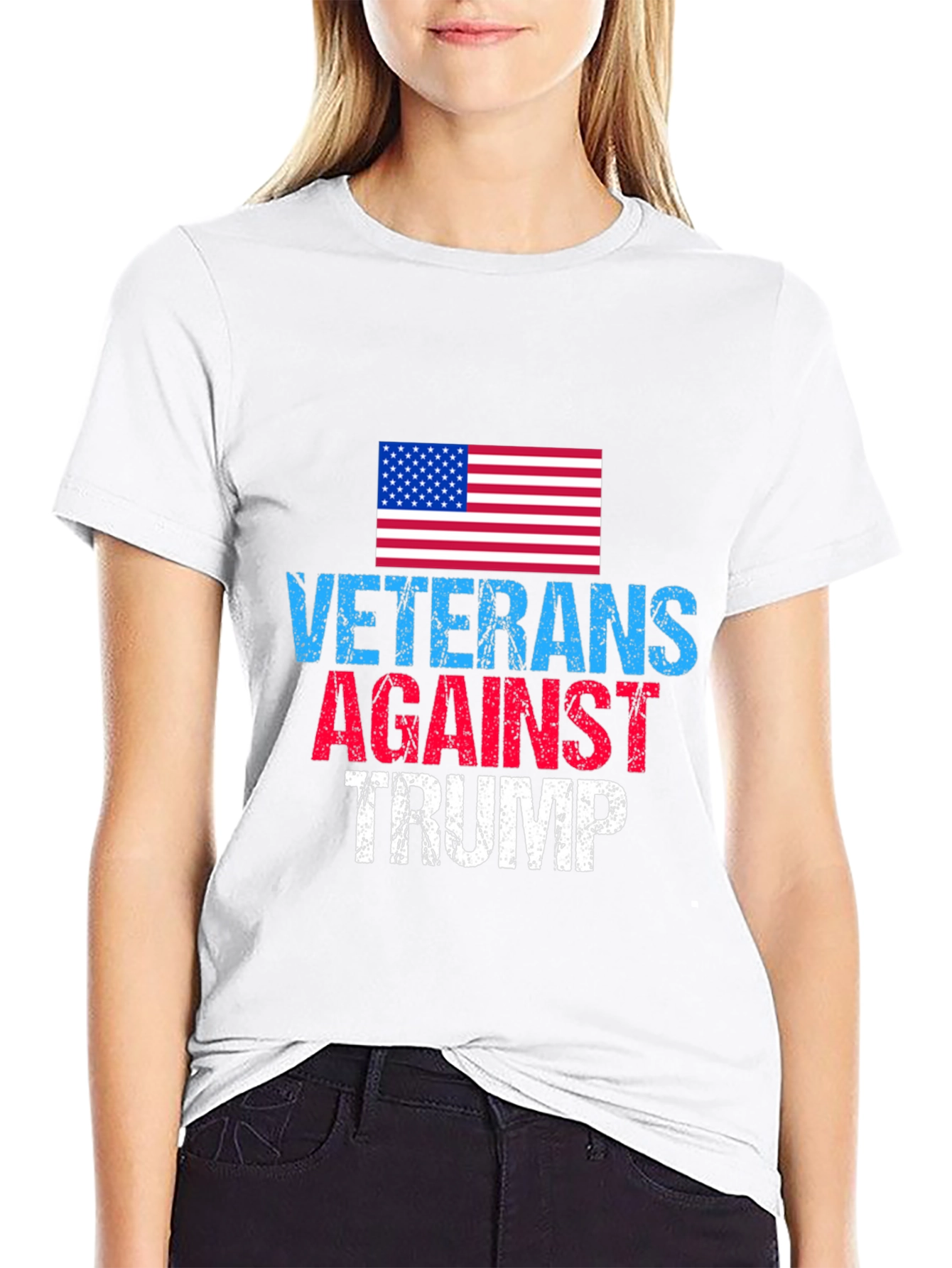 Veterans Against Trump Graphic T-Shirt