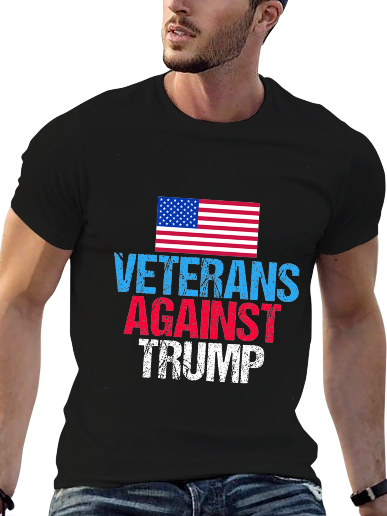 Veterans Against Trump Graphic T-Shirt