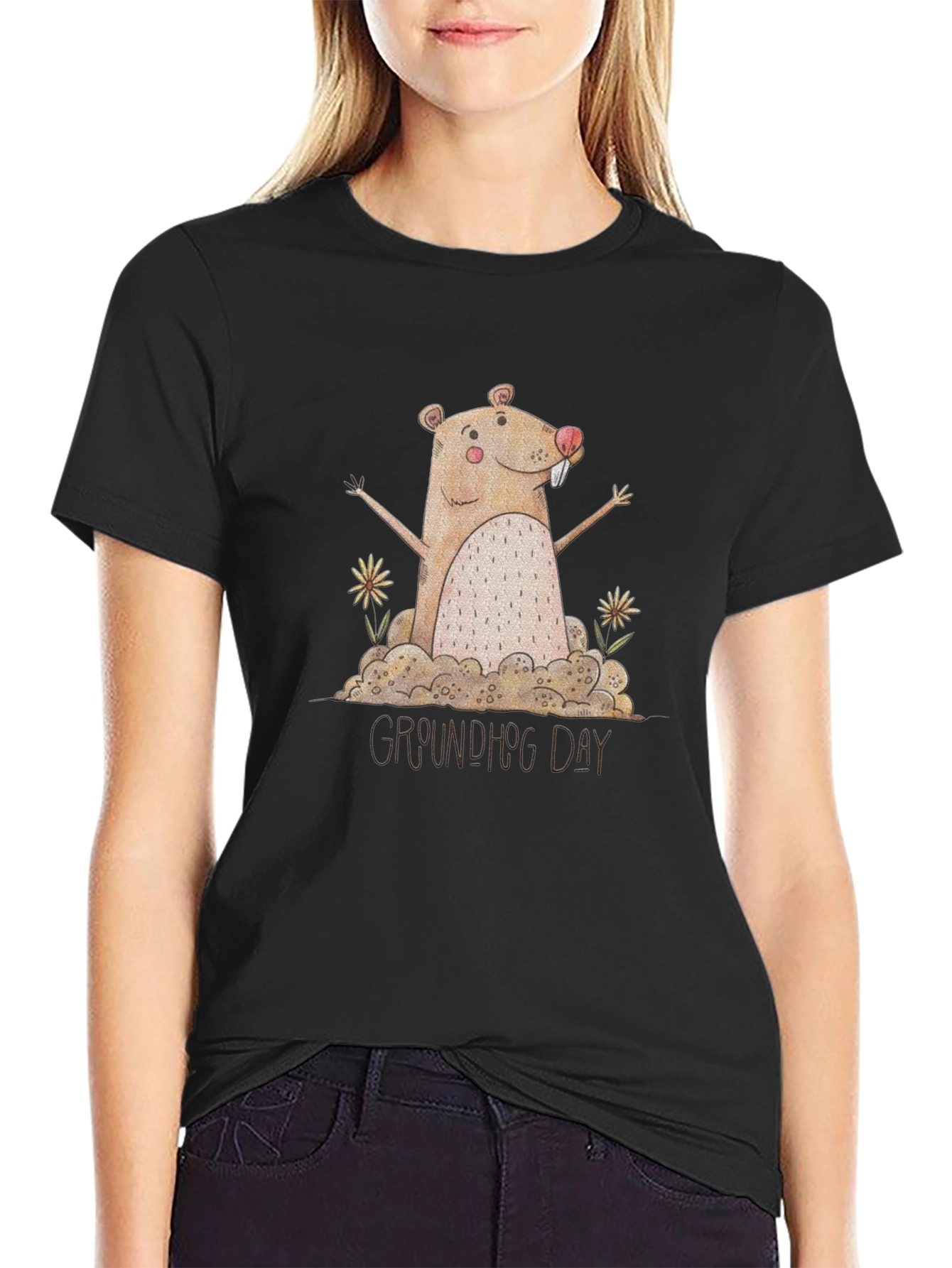 Groundhog Day Graphic Tee - Celebrate in Style!
