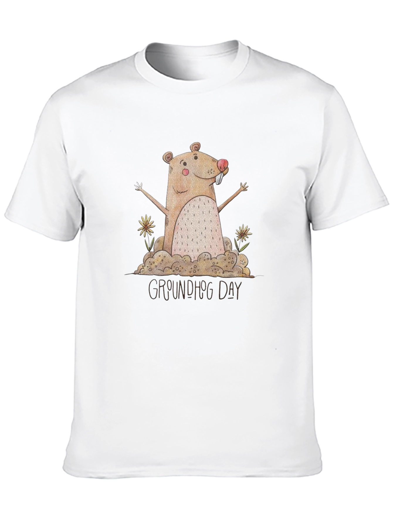 Groundhog Day Graphic Tee - Celebrate in Style!