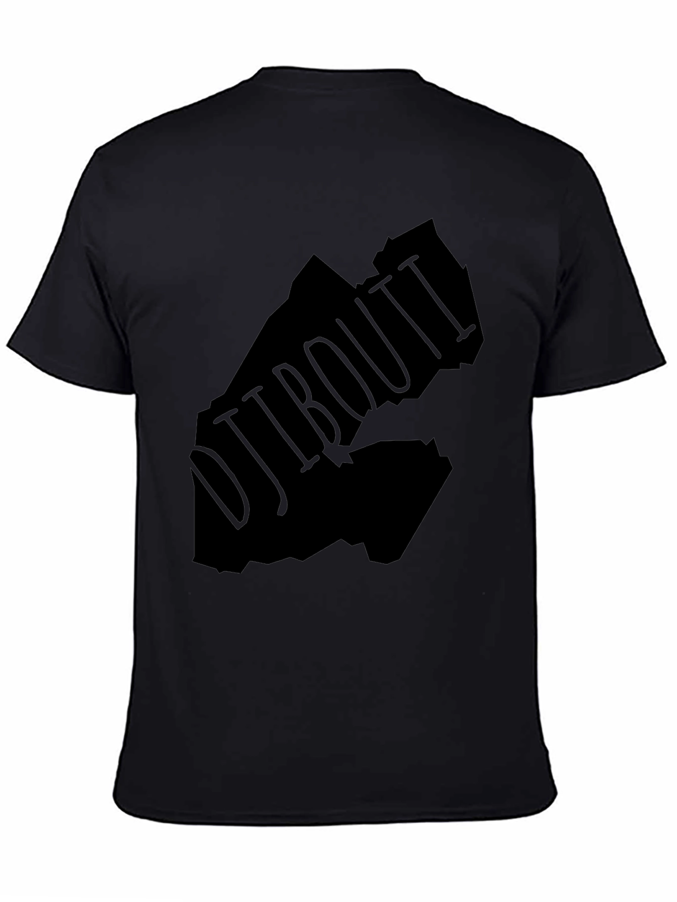 Djibouti Map T-Shirt - Black Graphic Tee