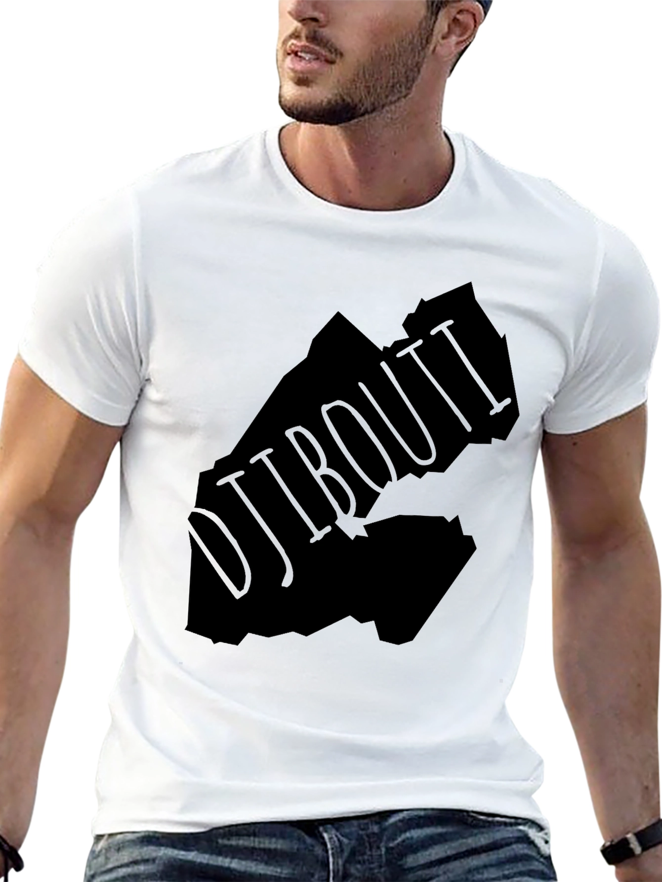 Djibouti Map T-Shirt - Black Graphic Tee
