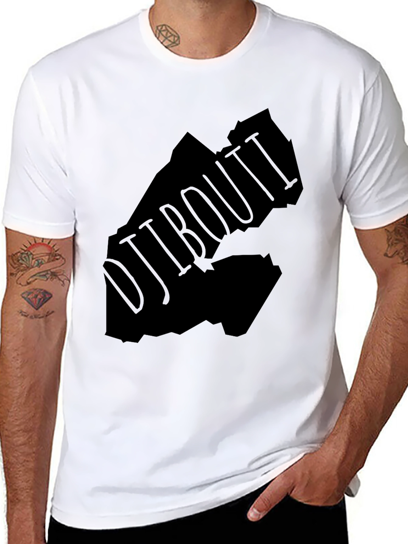 Djibouti Map T-Shirt - Black Graphic Tee