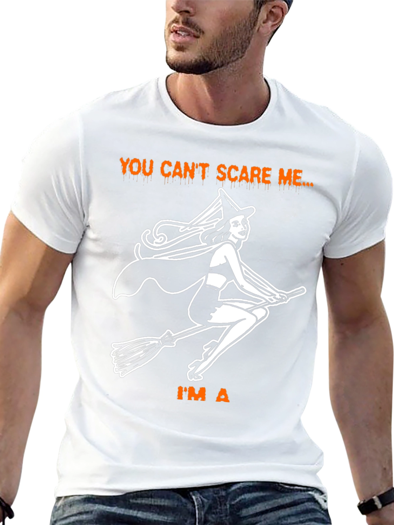 You Cant Scare Me Witch T-Shirt