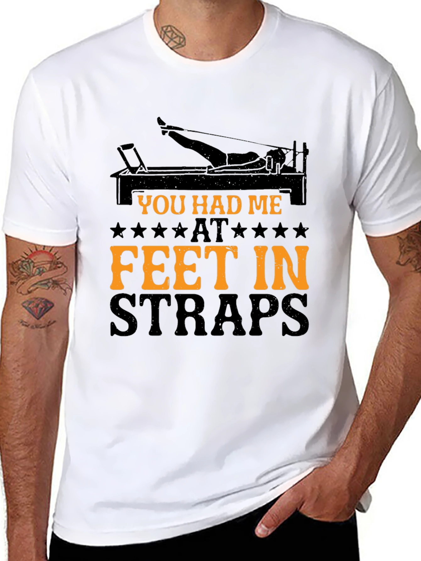 Pilates Lovers T-Shirt - Feet In Straps