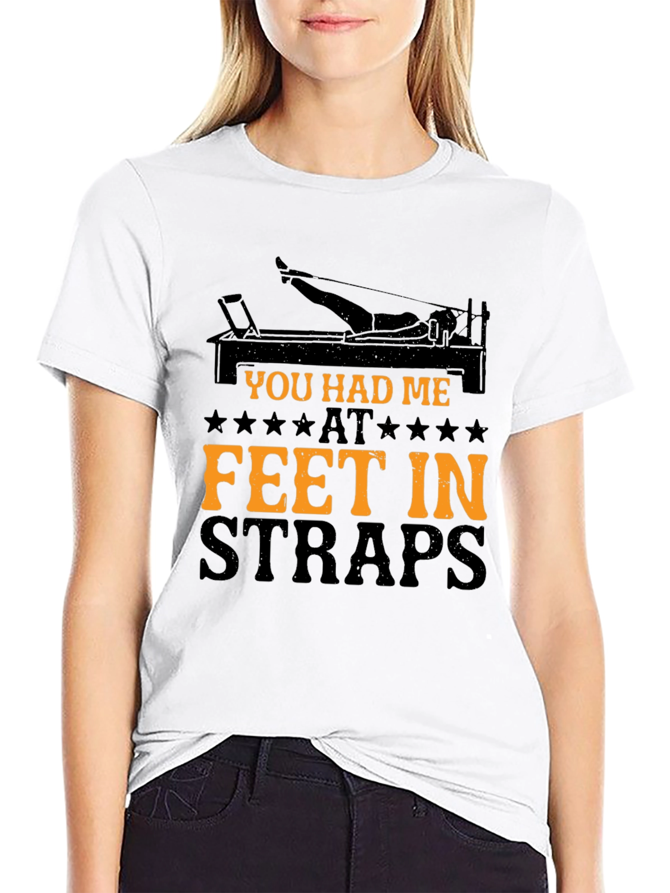 Pilates Lovers T-Shirt - Feet In Straps