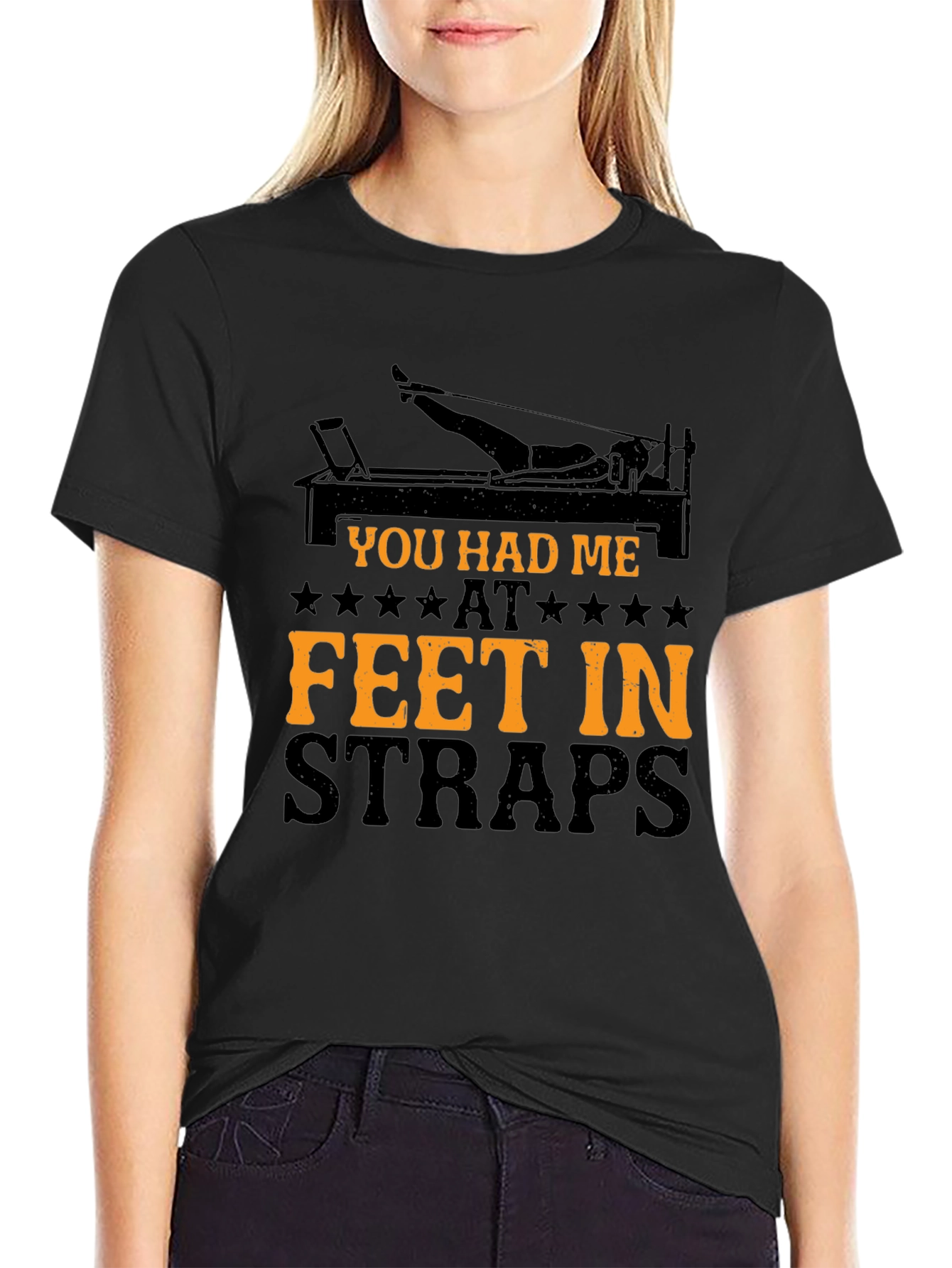 Pilates Lovers T-Shirt - Feet In Straps