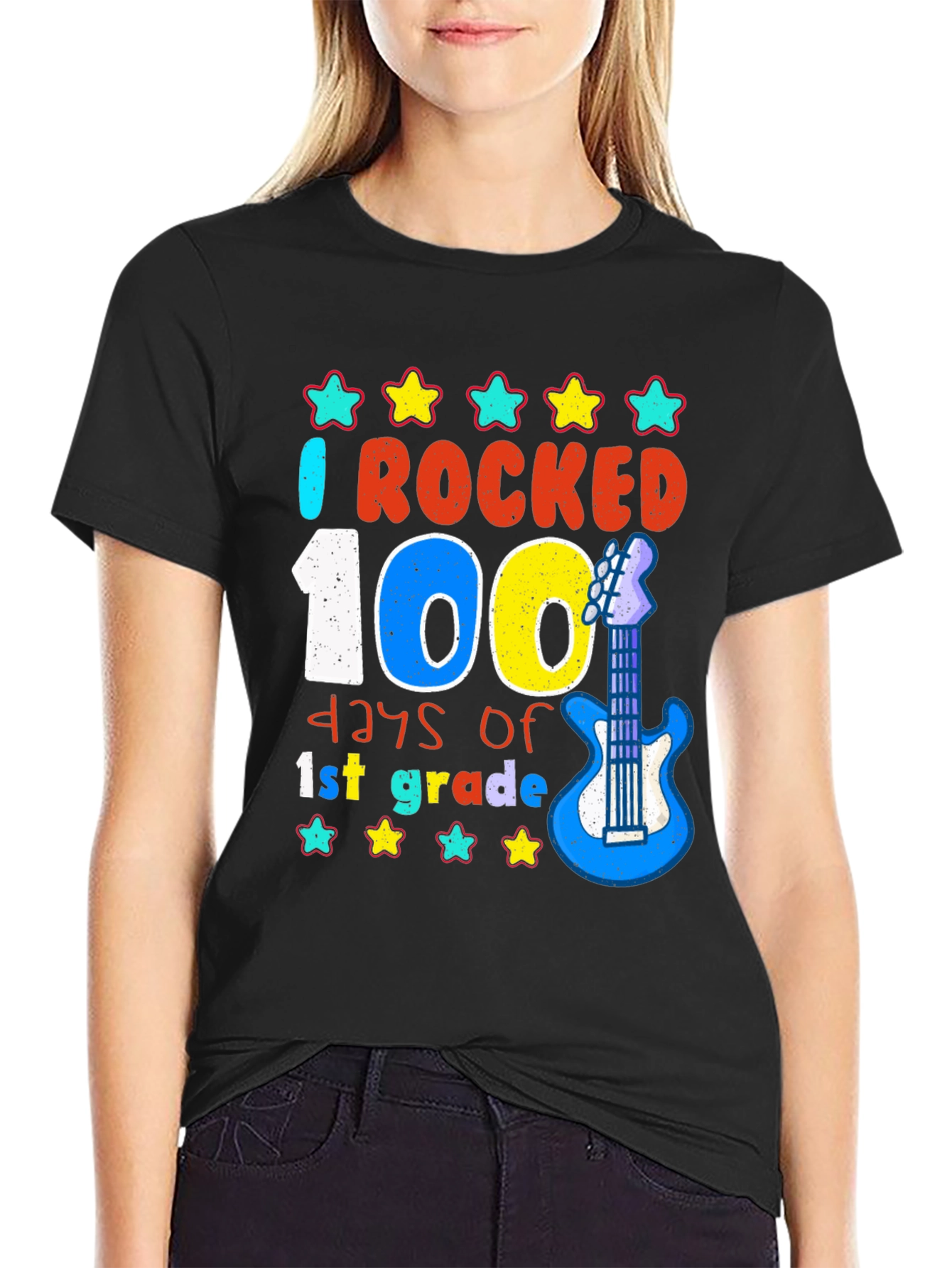 Rocked 100 Days of 1st Grade T-Shirt