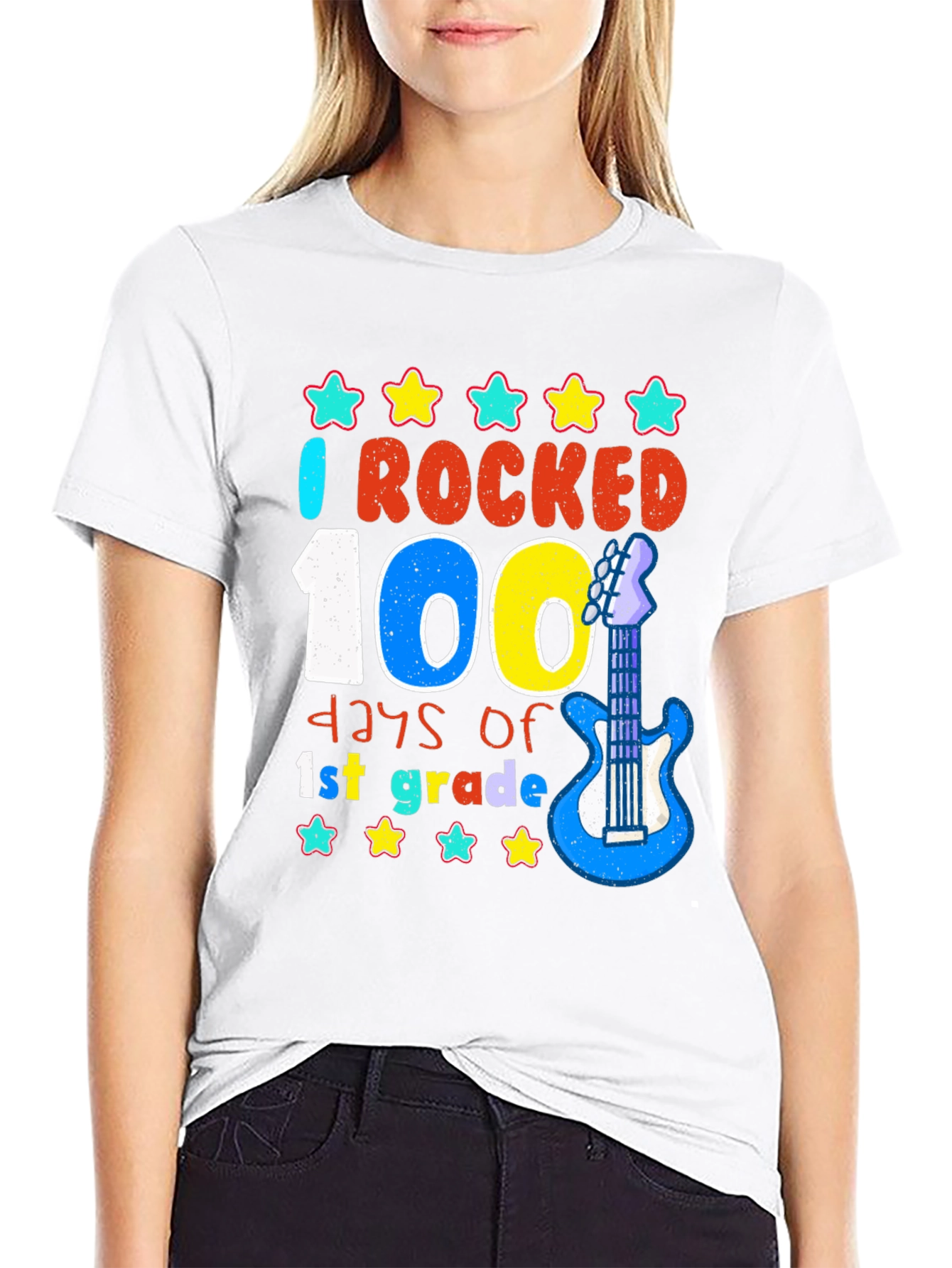 Rocked 100 Days of 1st Grade T-Shirt