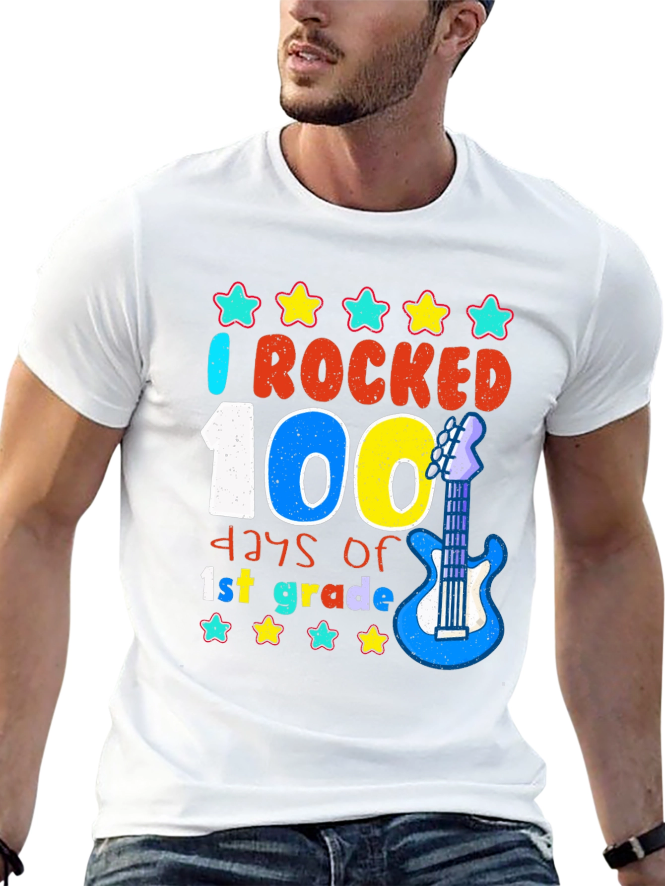 Rocked 100 Days of 1st Grade T-Shirt