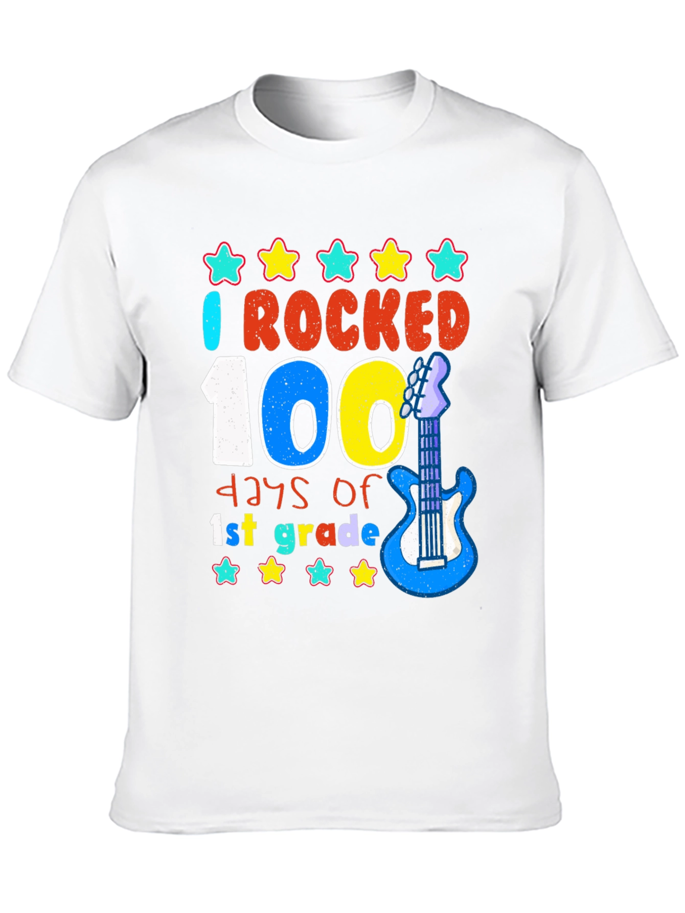 Rocked 100 Days of 1st Grade T-Shirt