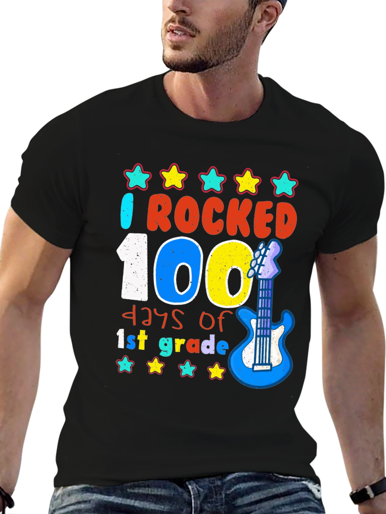 Rocked 100 Days of 1st Grade T-Shirt