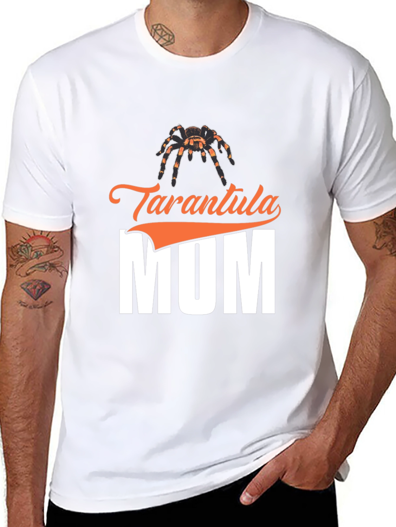 Tarantula Mom Graphic T-Shirt - Arachnid Lover Tee