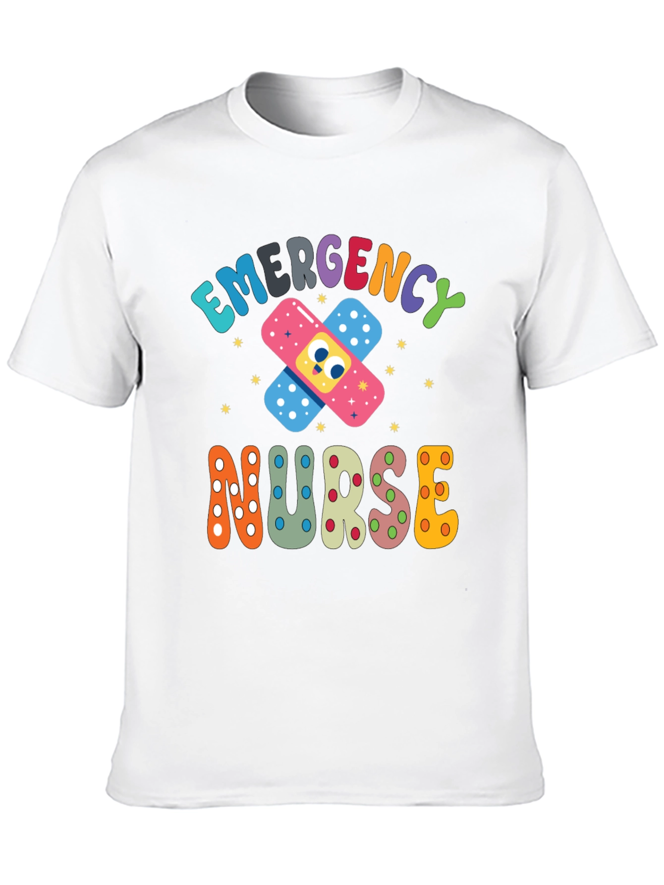 Emergency Nurse T-Shirt - Funny Bandage Design