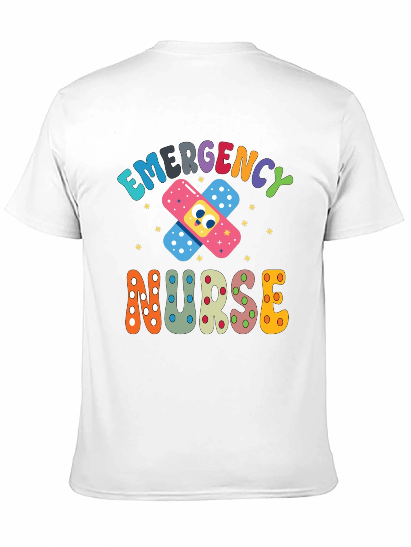 Emergency Nurse T-Shirt - Funny Bandage Design