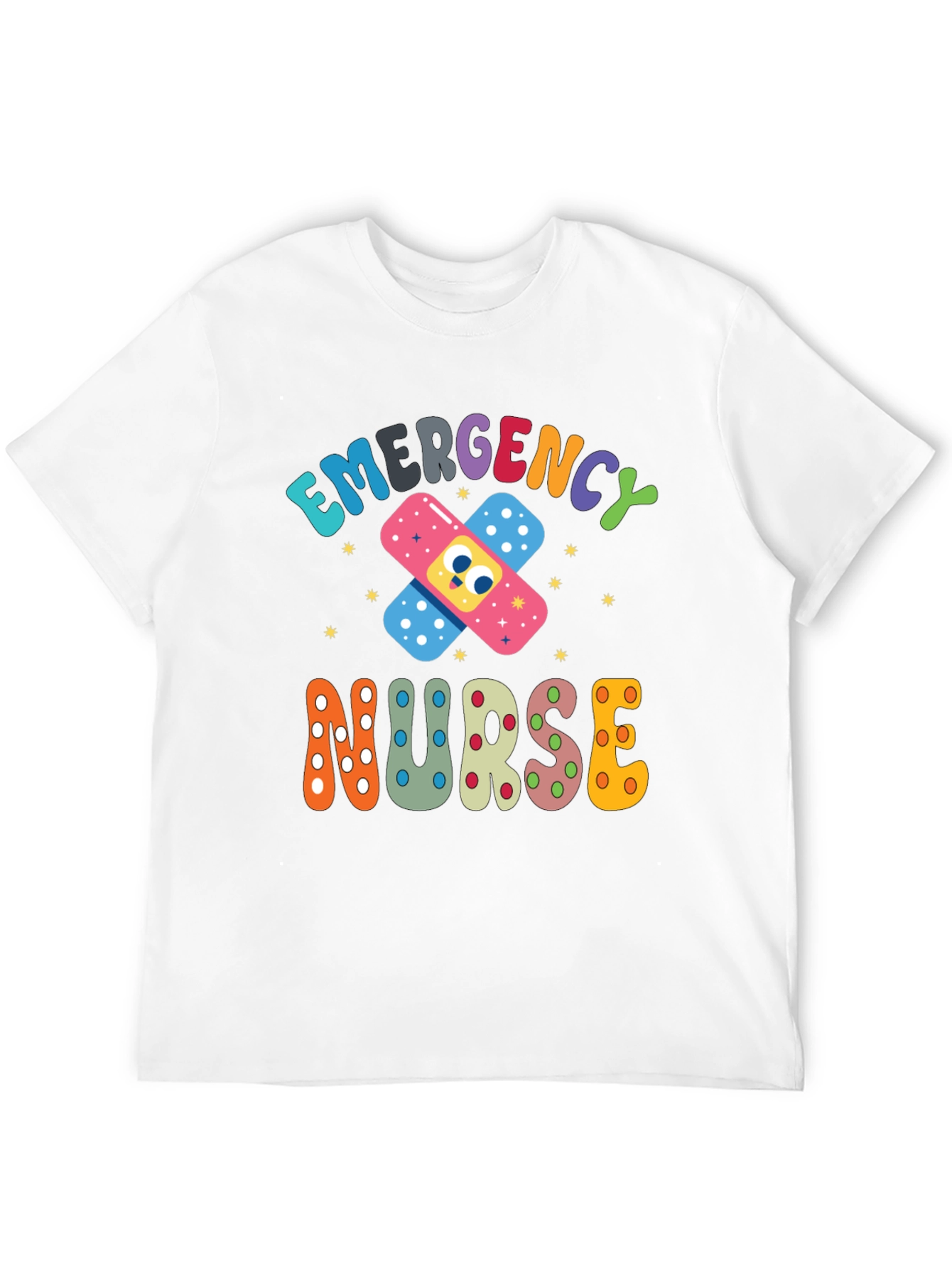 Emergency Nurse T-Shirt - Funny Bandage Design