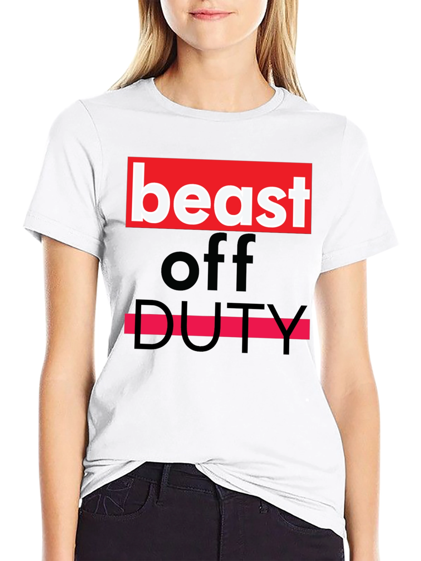 Beast Off Duty Graphic Tee - Bold Statement T-Shirt