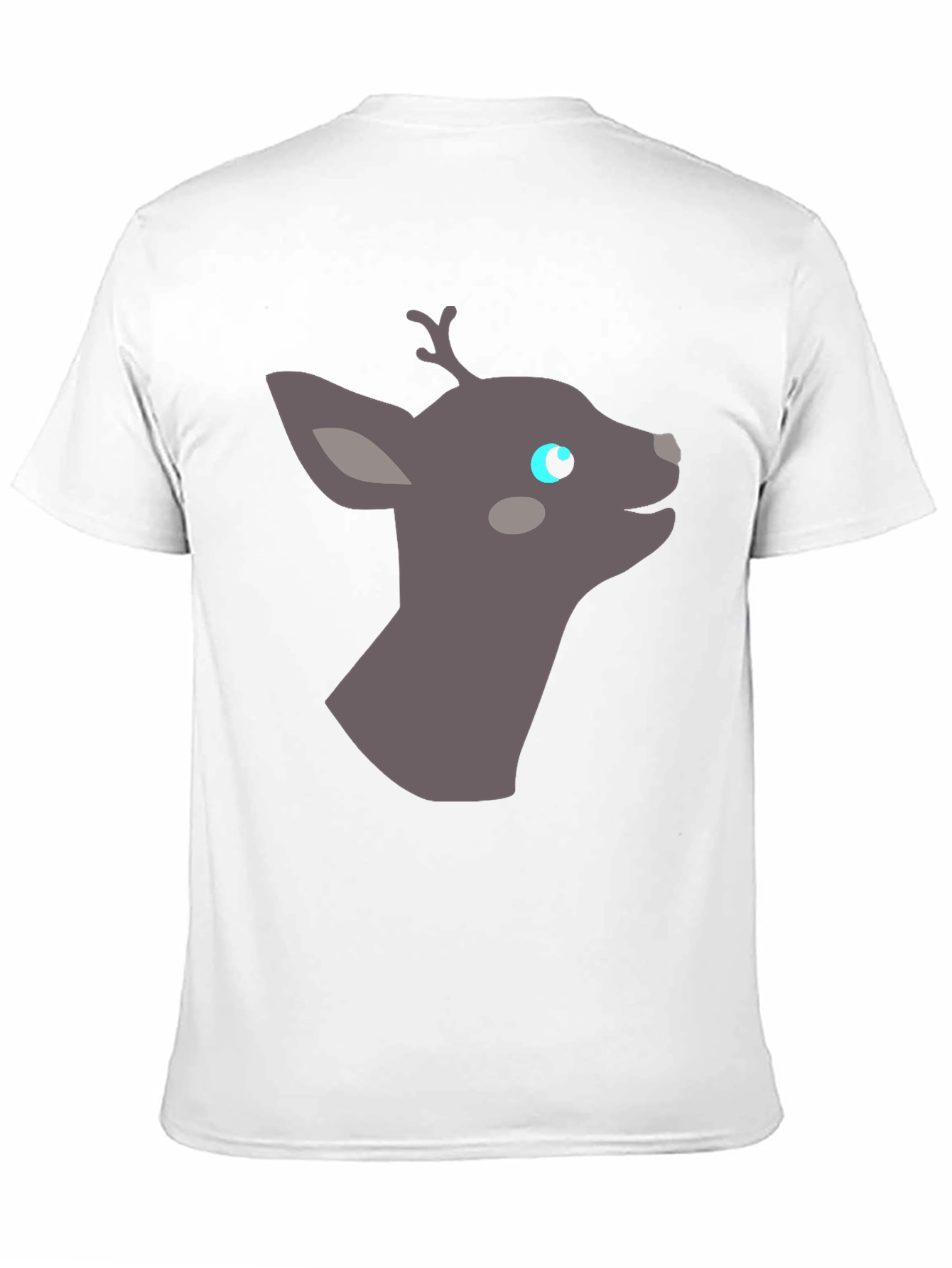 Deer Graphic Tee - Black Casual Shirt