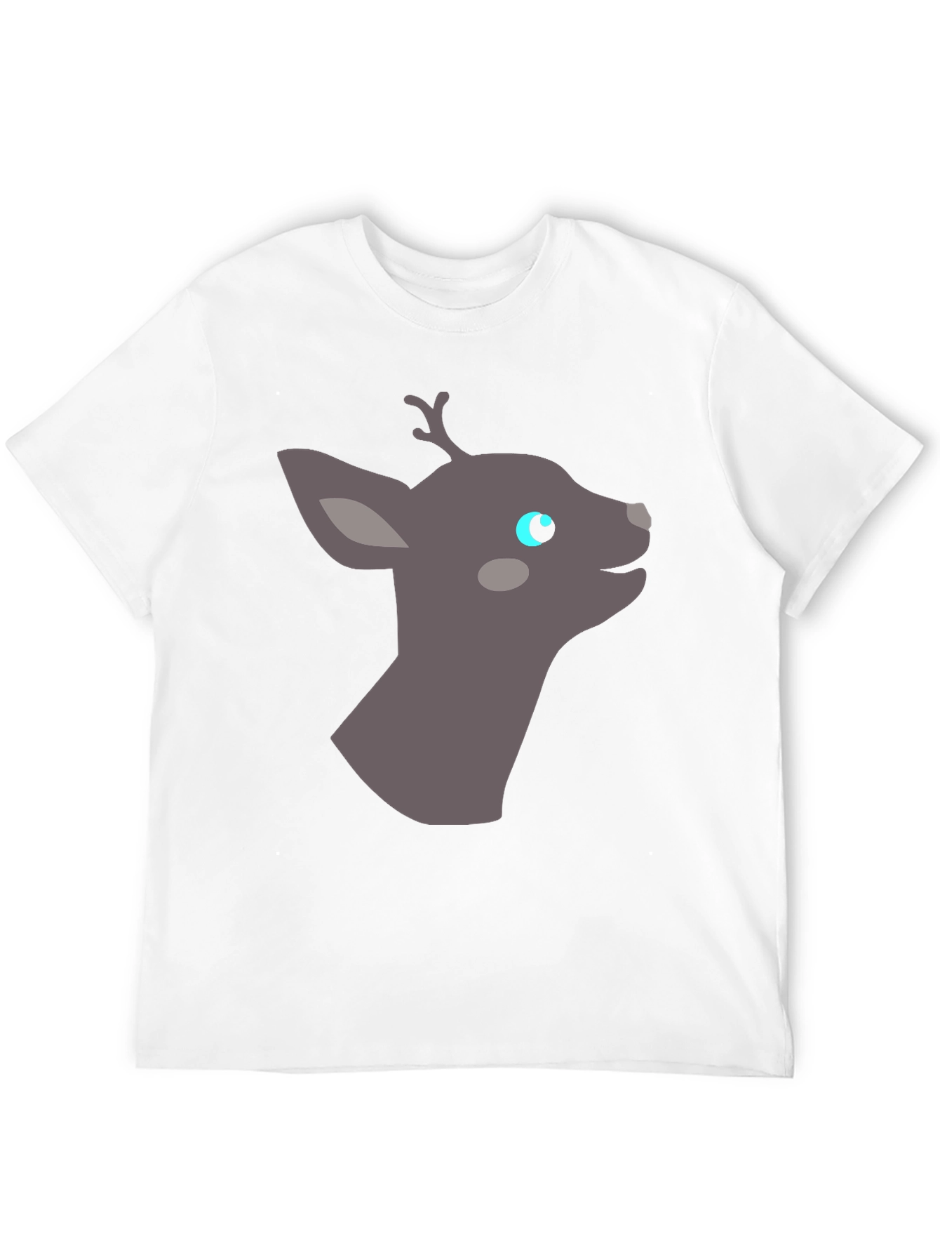 Deer Graphic Tee - Black Casual Shirt