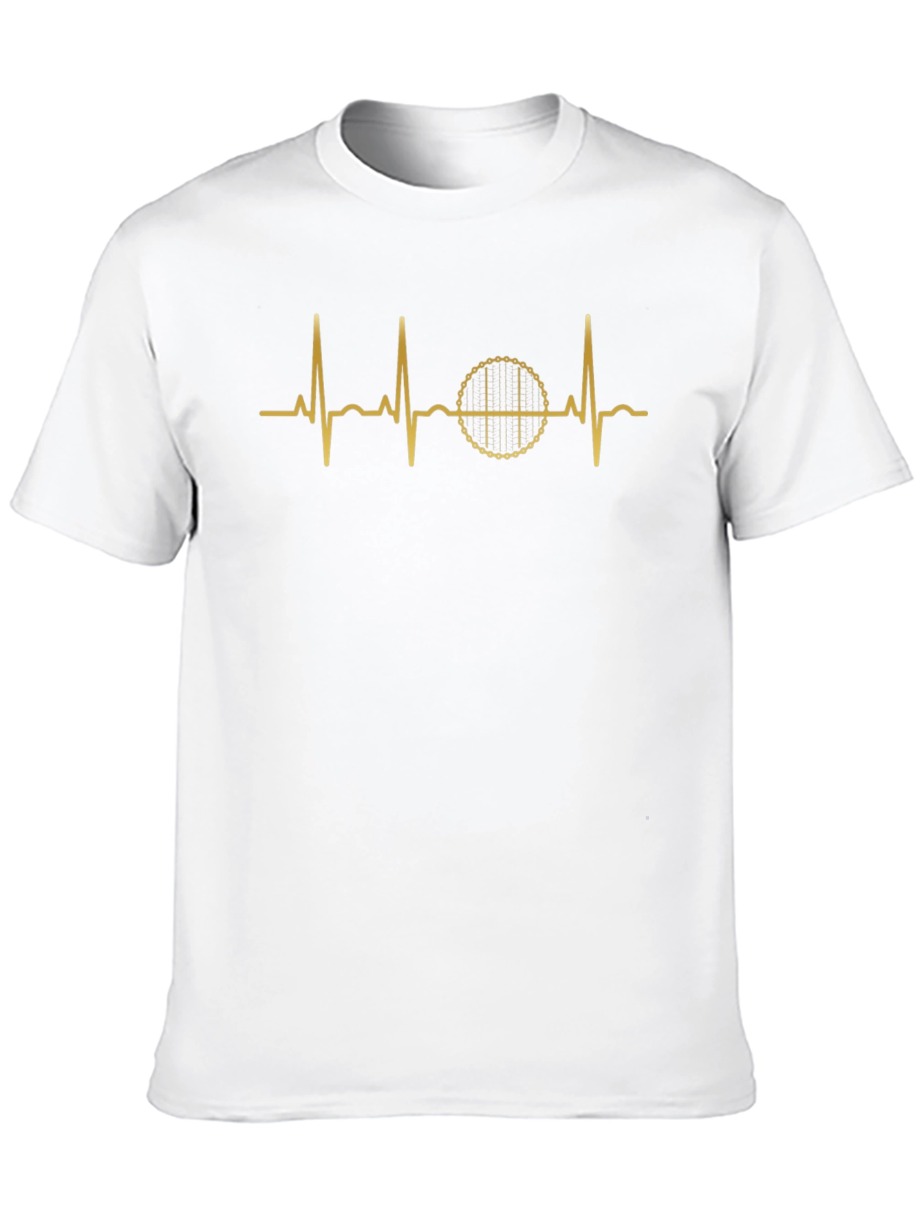 Cycling Heartbeat T-Shirt - Ride Your Passion!