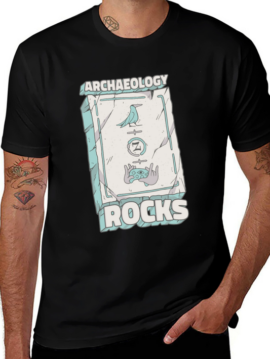 Archaeology Rocks Graphic Tee -  Unique Print