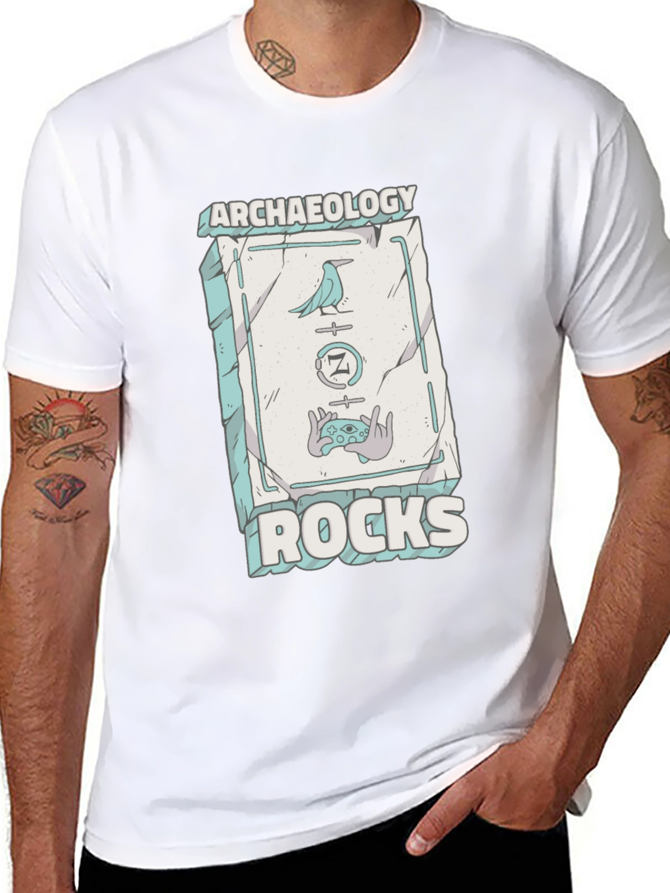 Archaeology Rocks Graphic Tee -  Unique Print