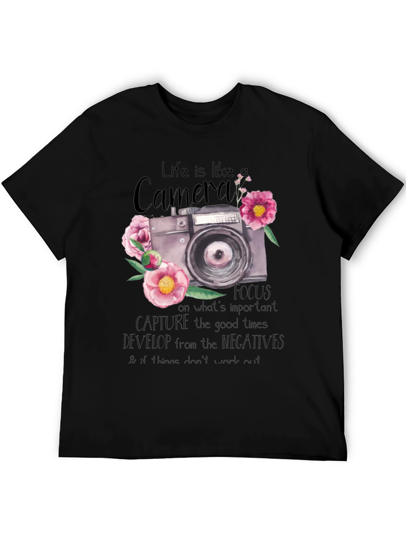 Life is Like a Camera Graphic Tee