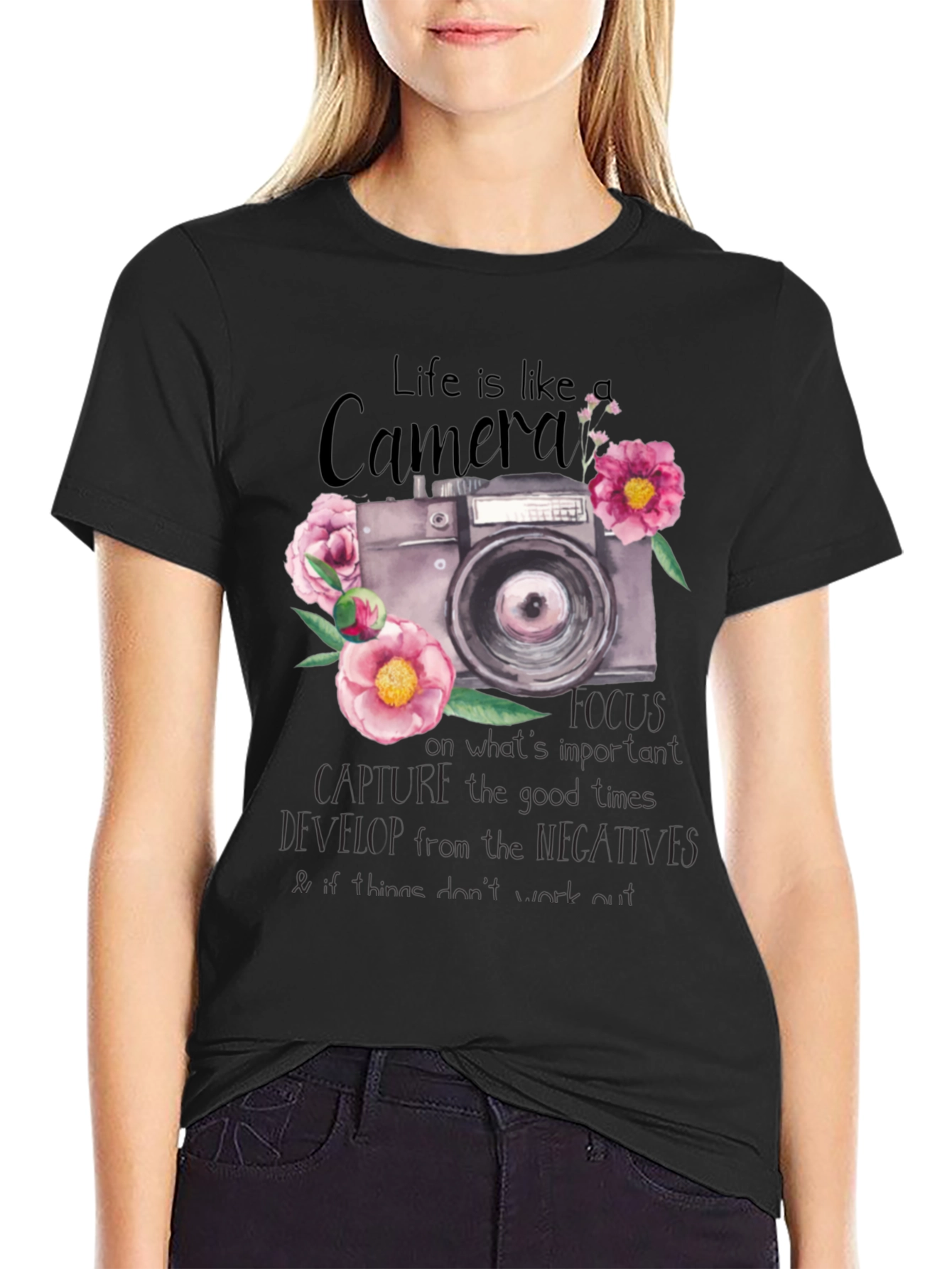 Life is Like a Camera Graphic Tee