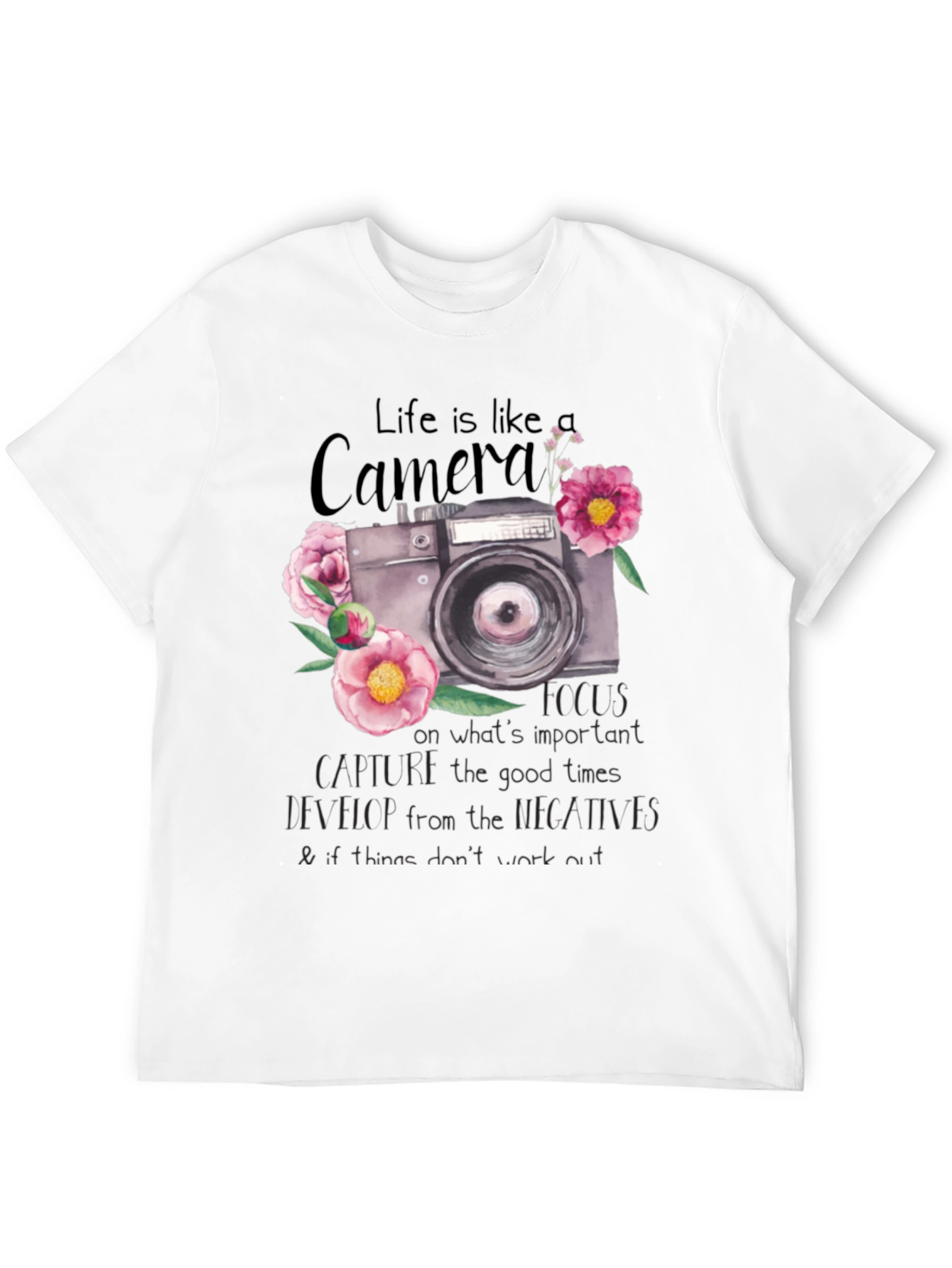 Life is Like a Camera Graphic Tee
