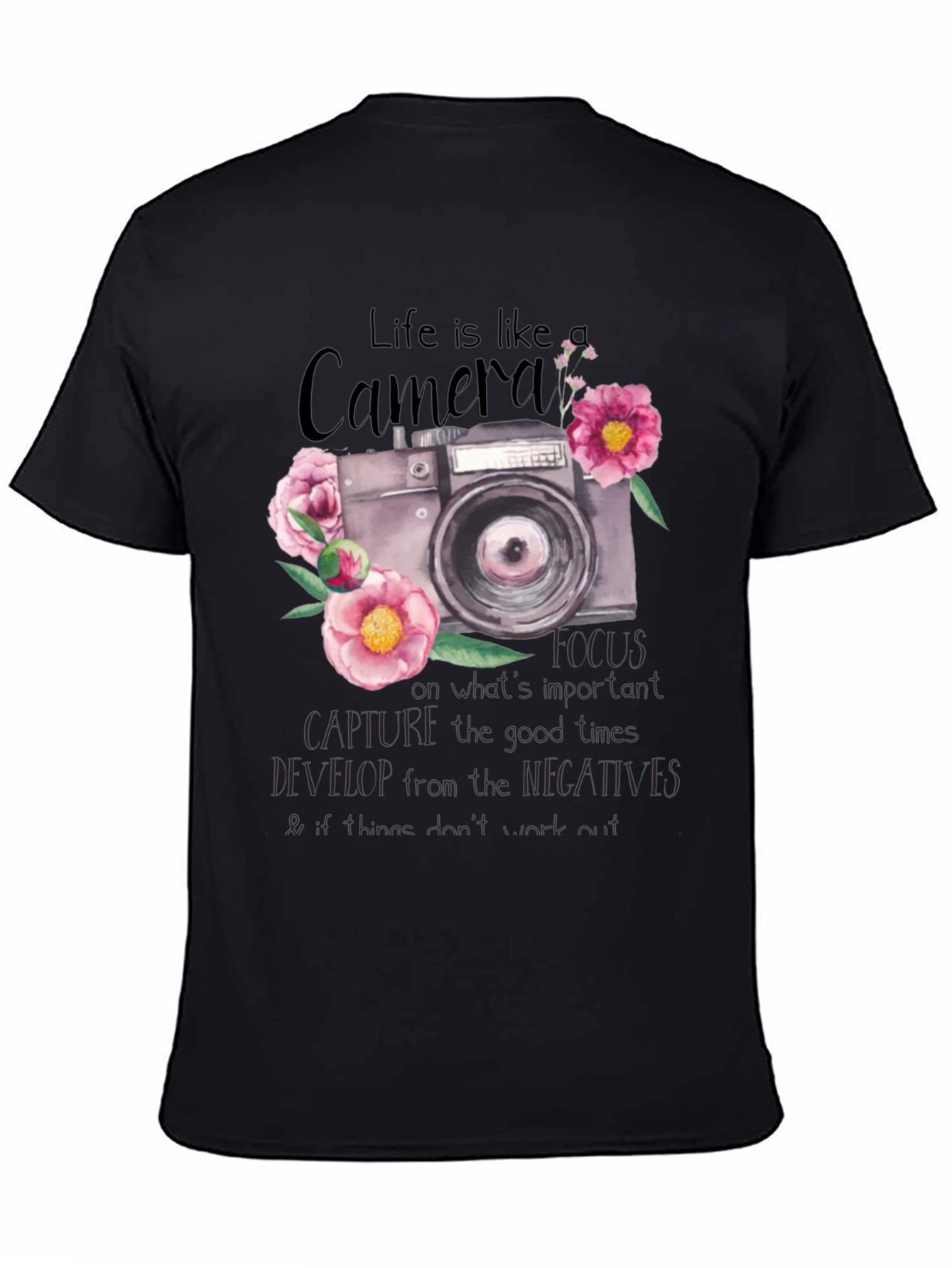 Life is Like a Camera Graphic Tee