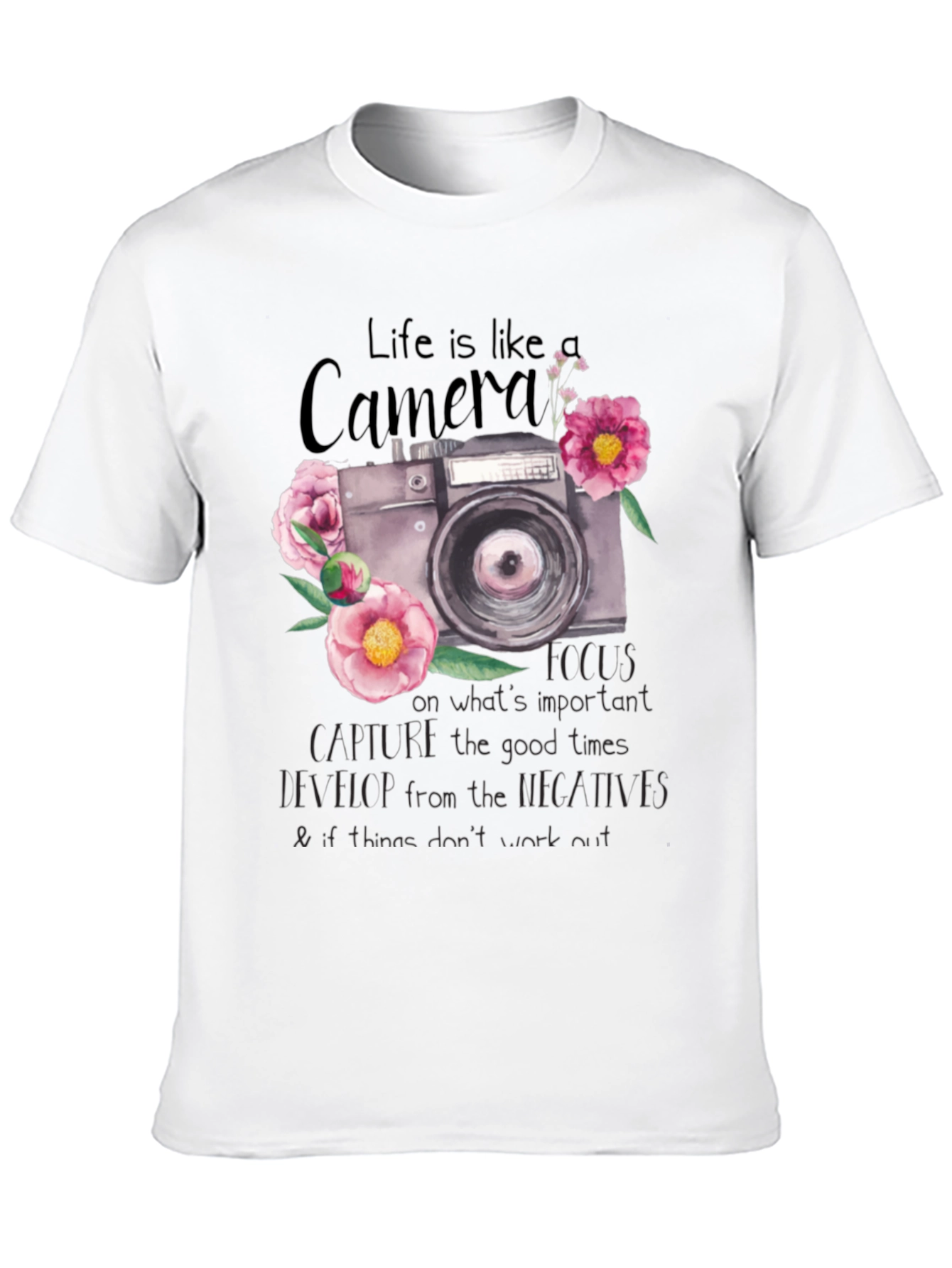 Life is Like a Camera Graphic Tee