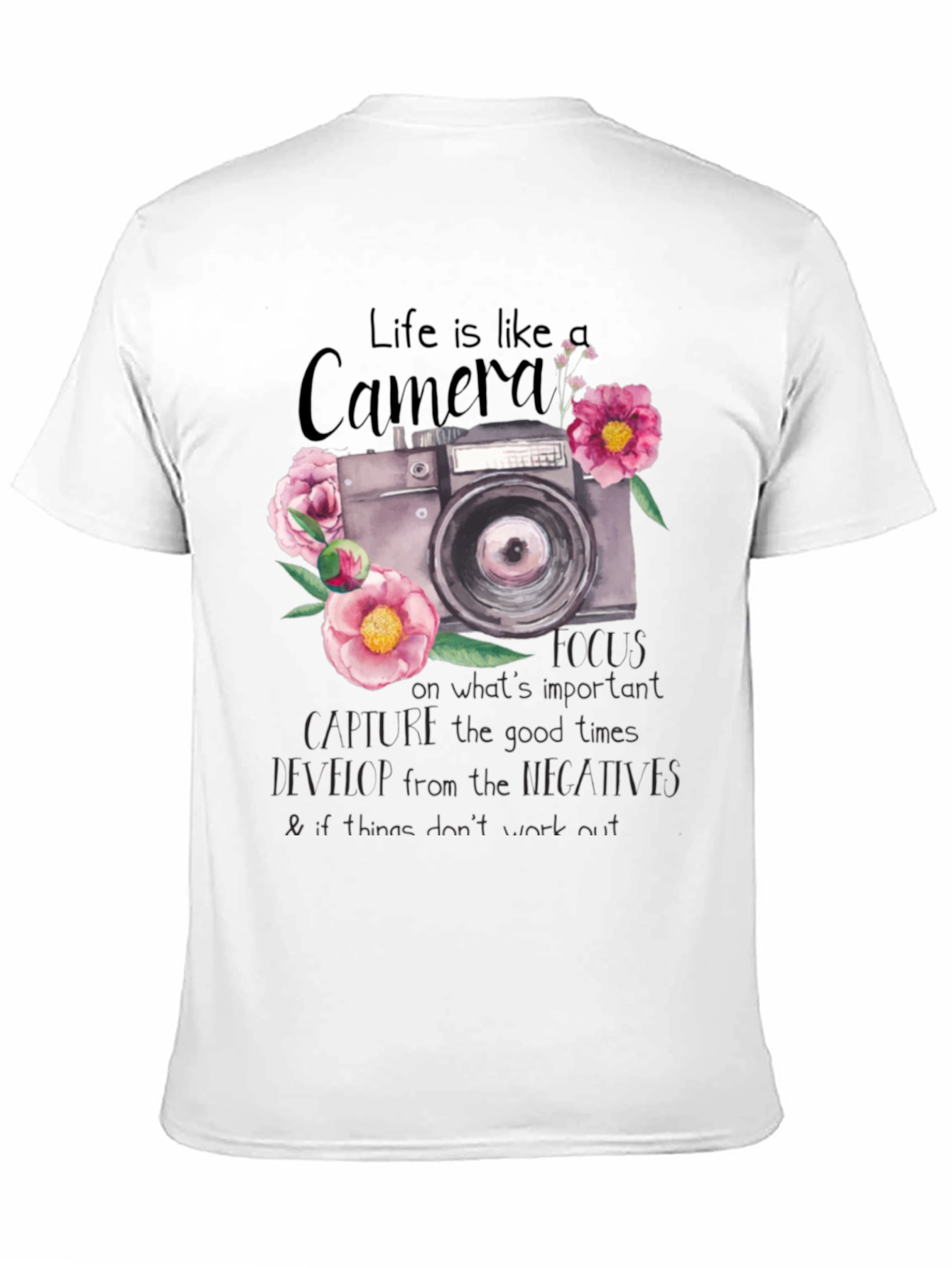 Life is Like a Camera Graphic Tee