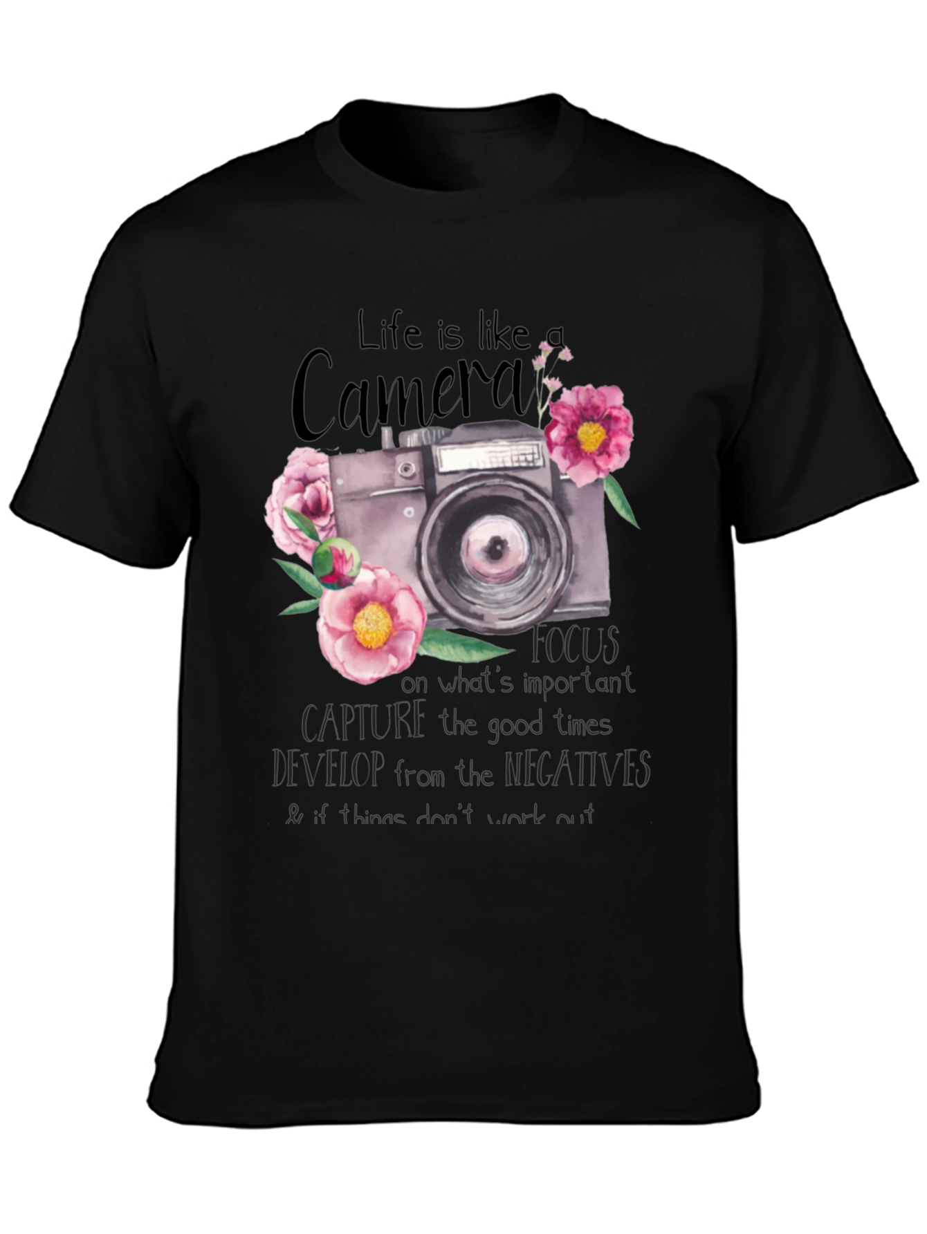 Life is Like a Camera Graphic Tee