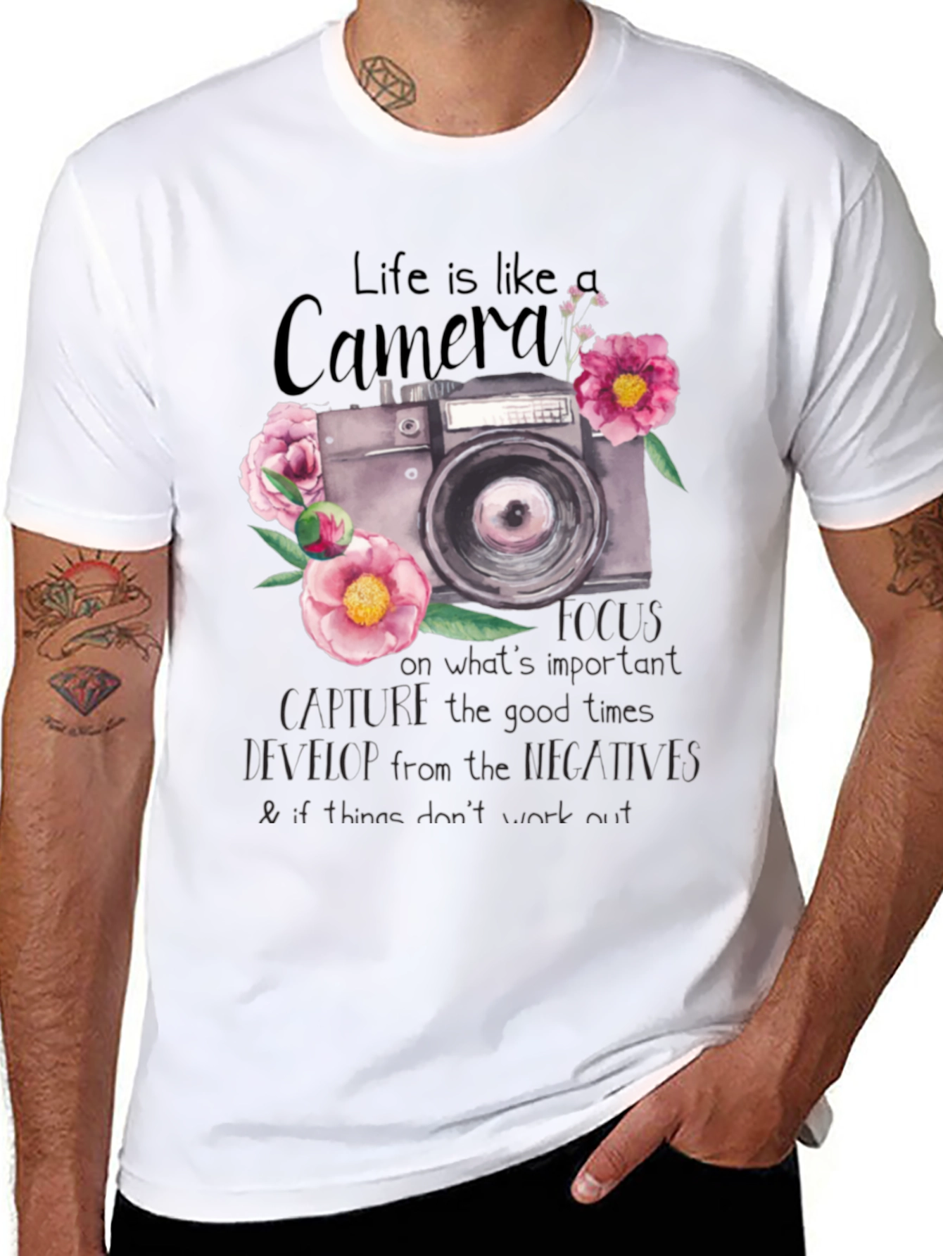 Life is Like a Camera Graphic Tee