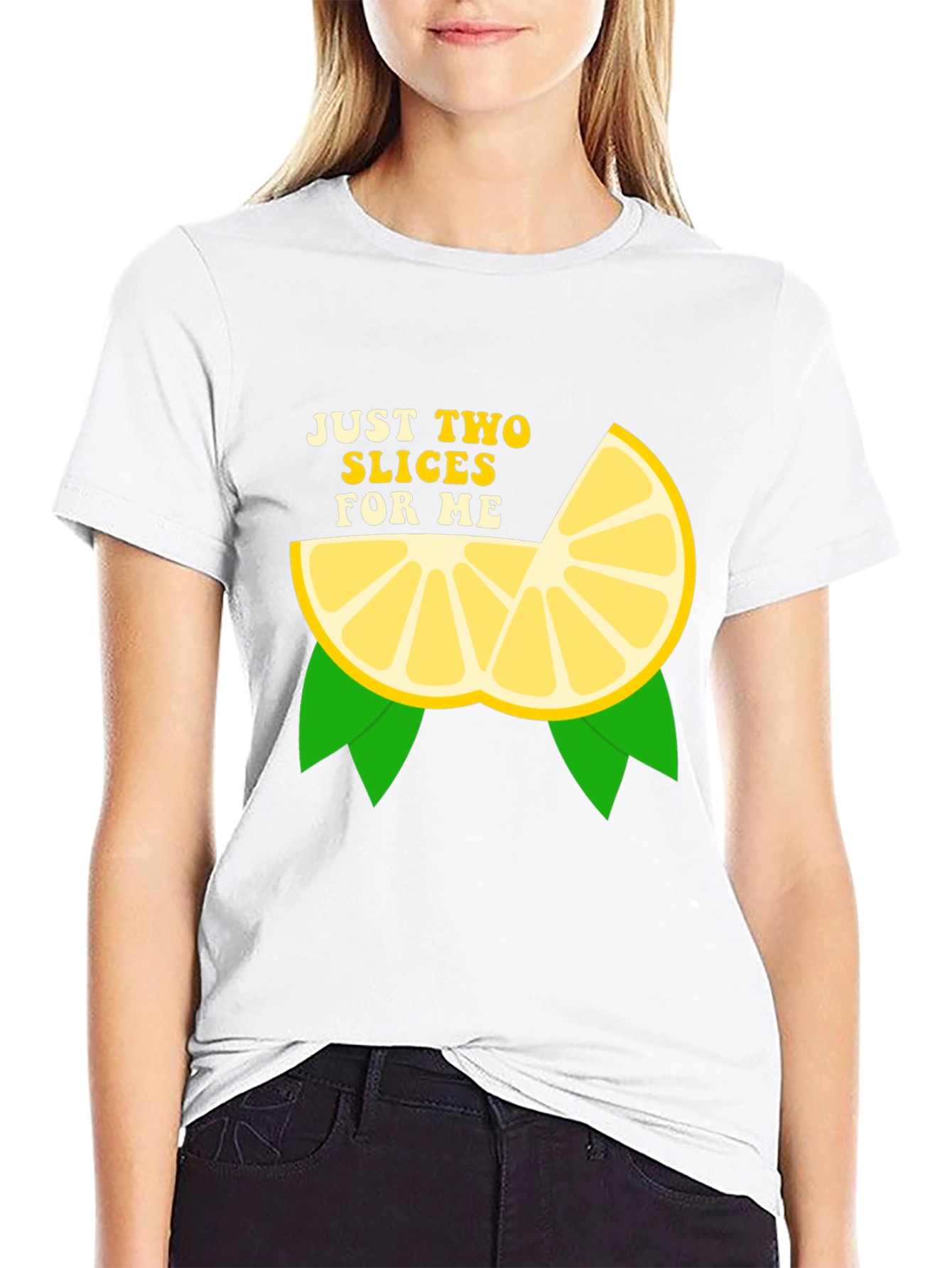 Just Two Slices T-Shirt -  Lemon Graphic Tee