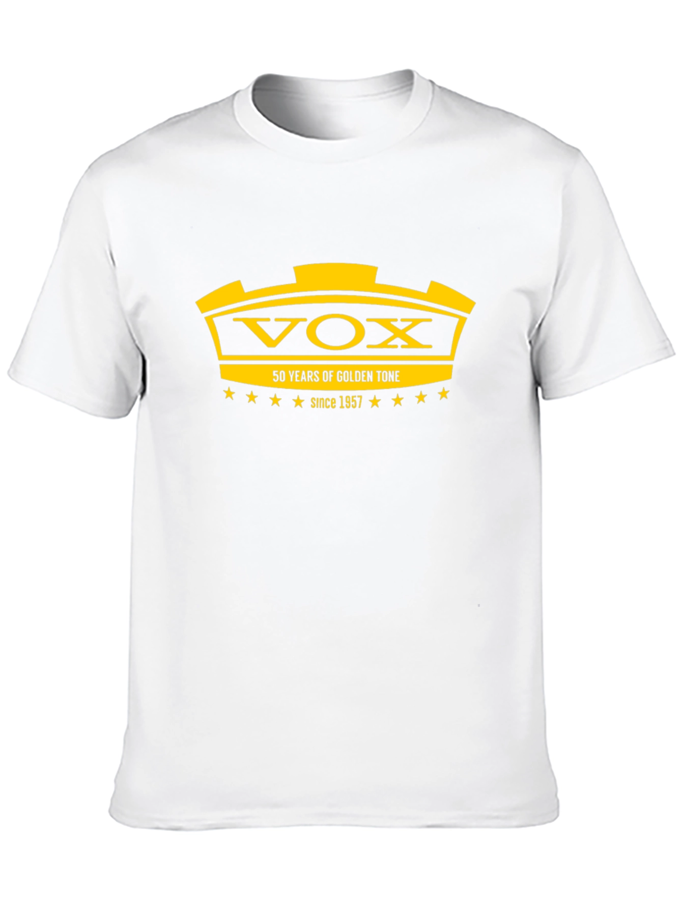 VOX 50 Years Golden Tone Black T-Shirt