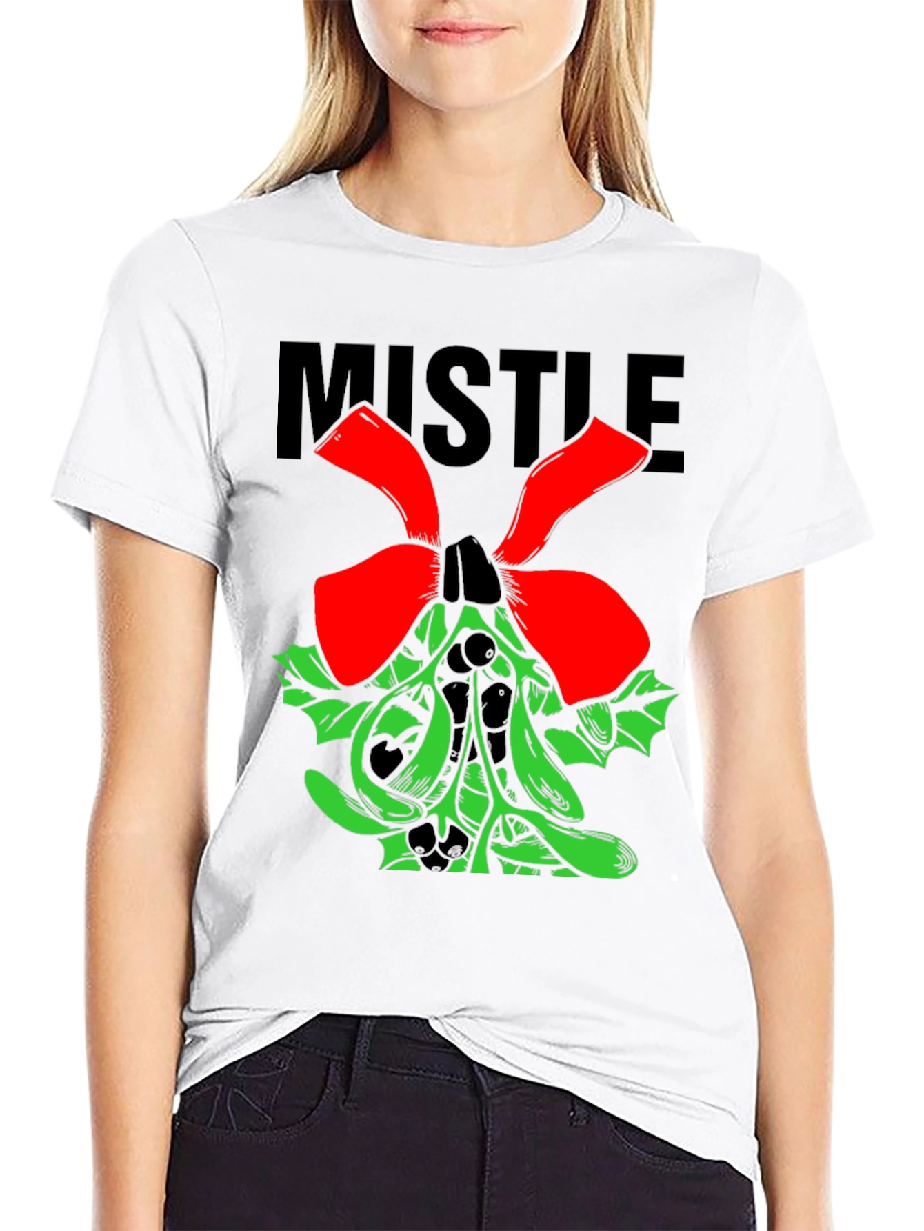 Mistletoe Holiday T-Shirt - Festive Christmas Tee