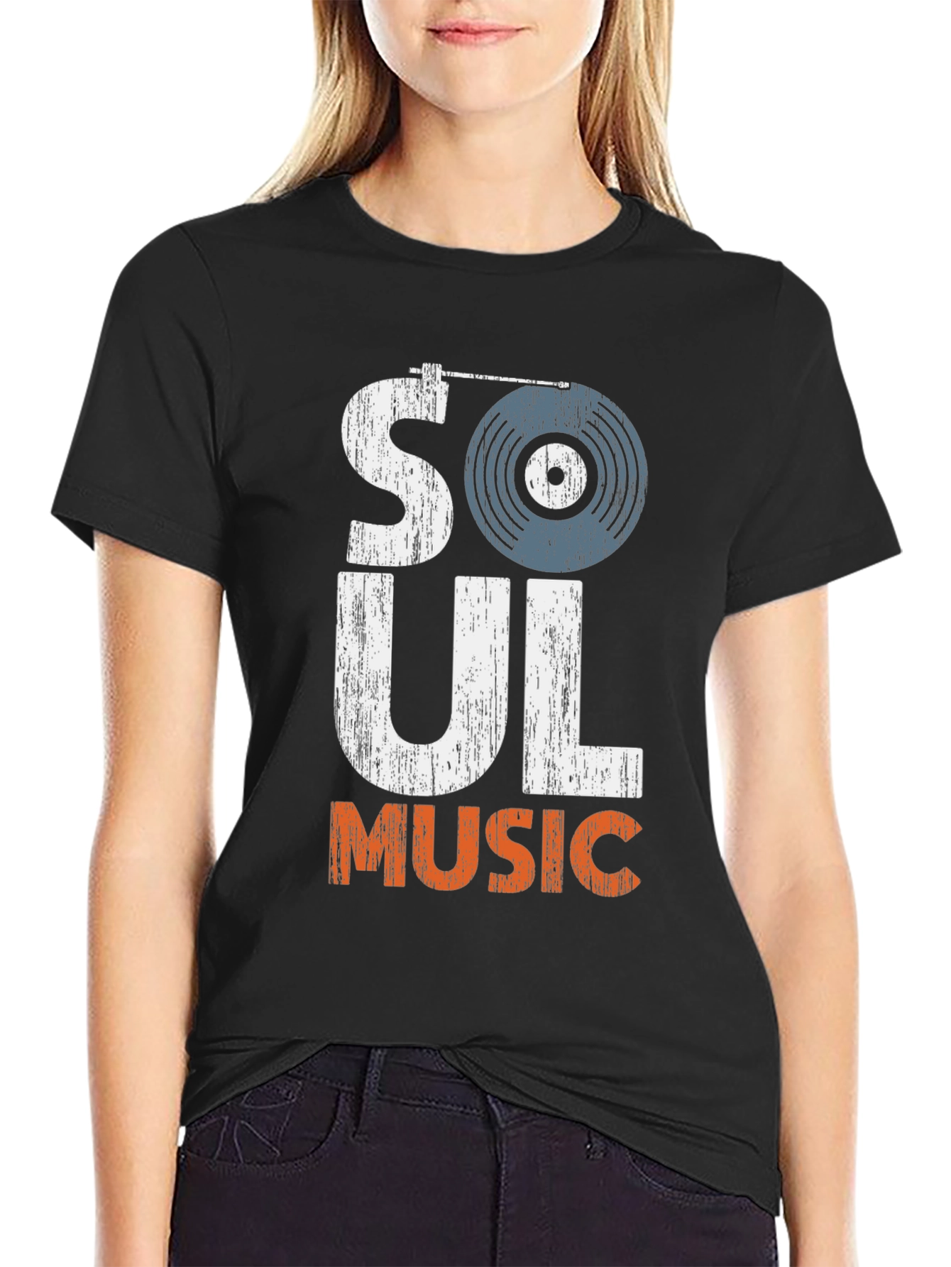 Soul Music Graphic Tee - Black T-Shirt