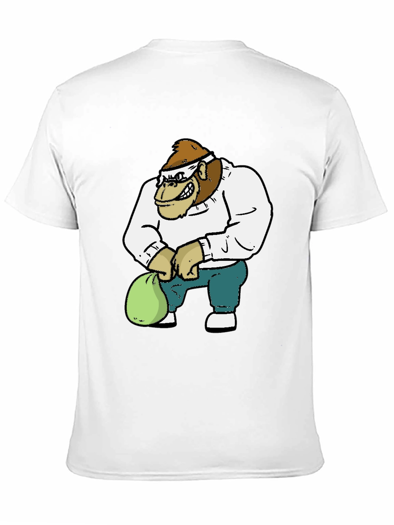 Gorilla Cartoon Graphic T-Shirt
