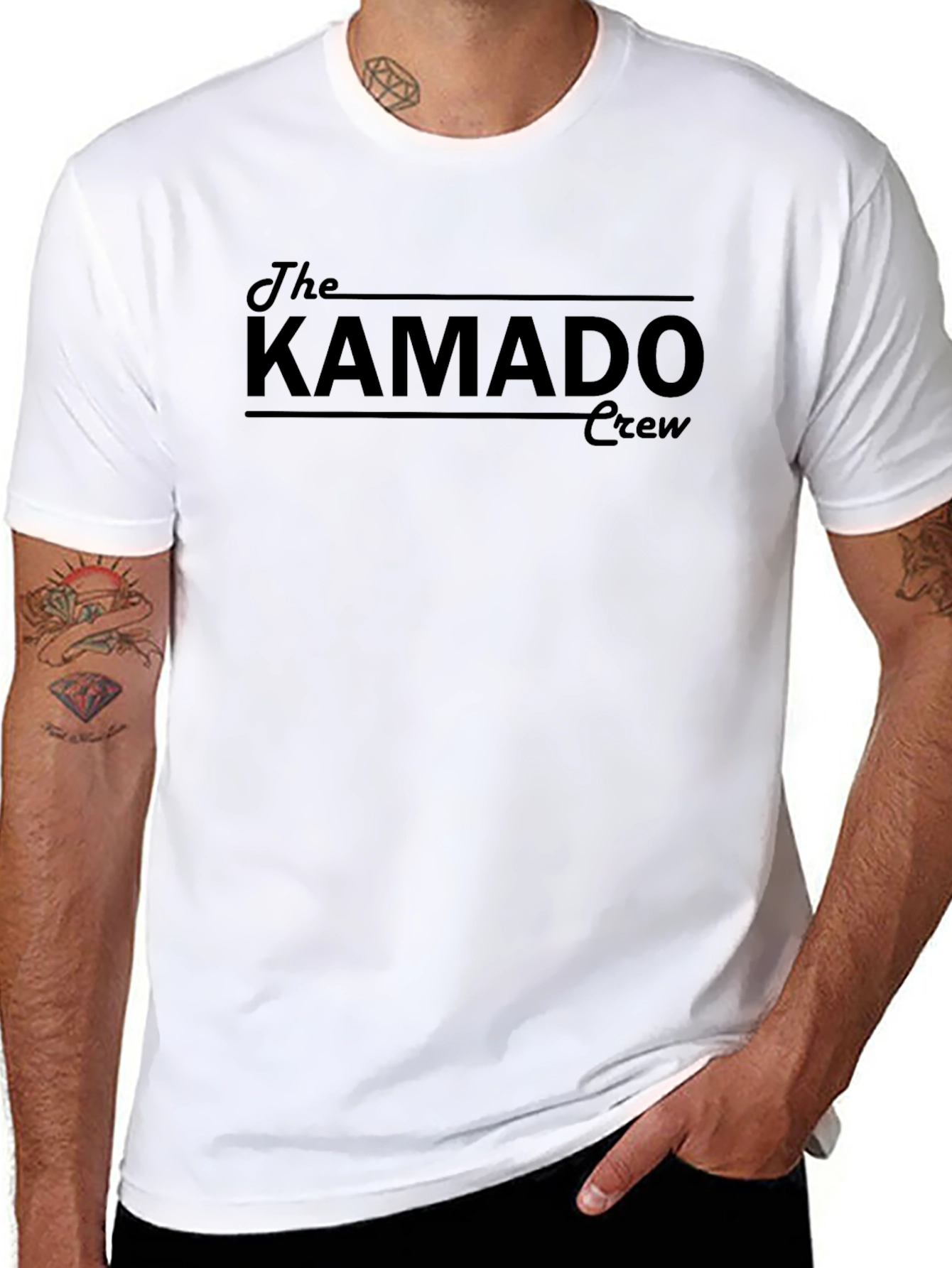 The Kamado Crew Graphic T-Shirt - Black