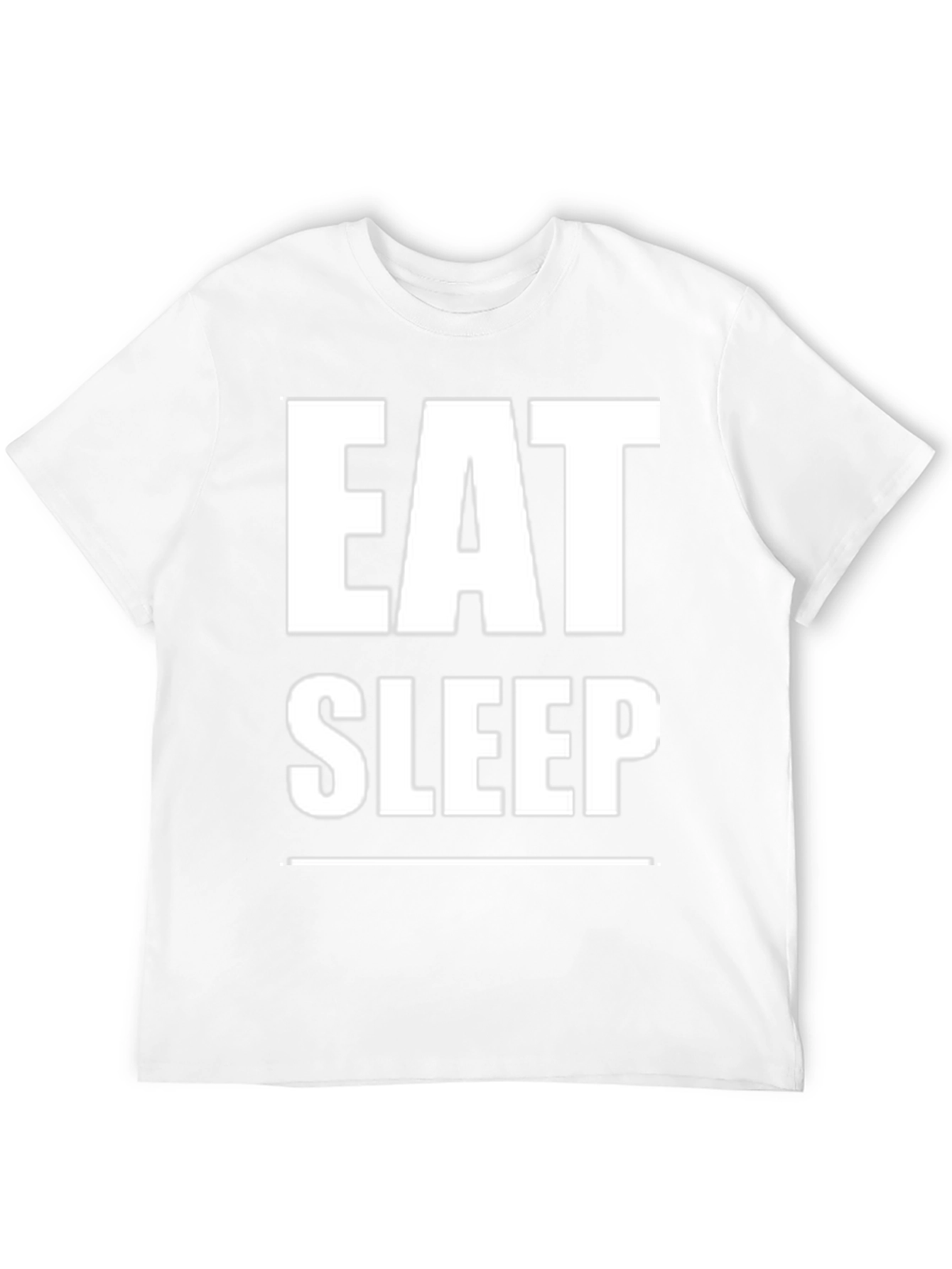 Eat Sleep Repeat Black Graphic Tee