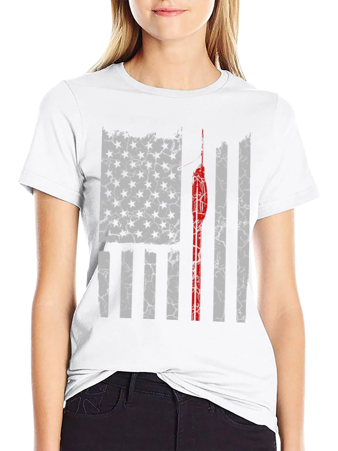 Distressed American Flag T-Shirt