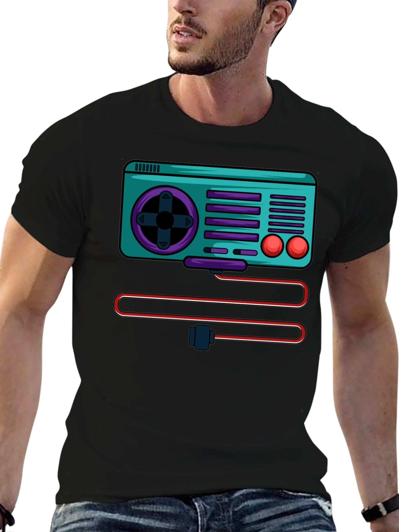 Retro Gaming Console Graphic Tee